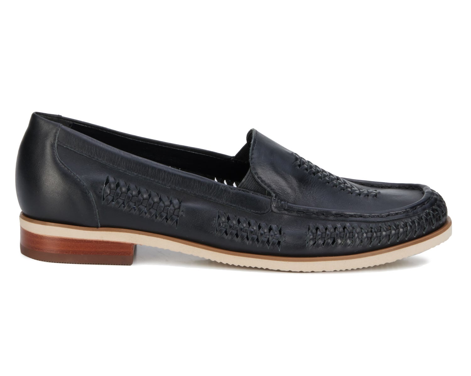 Ros Hommerson Wendy Women's Loafer - Black Nappa Leather - Outside View