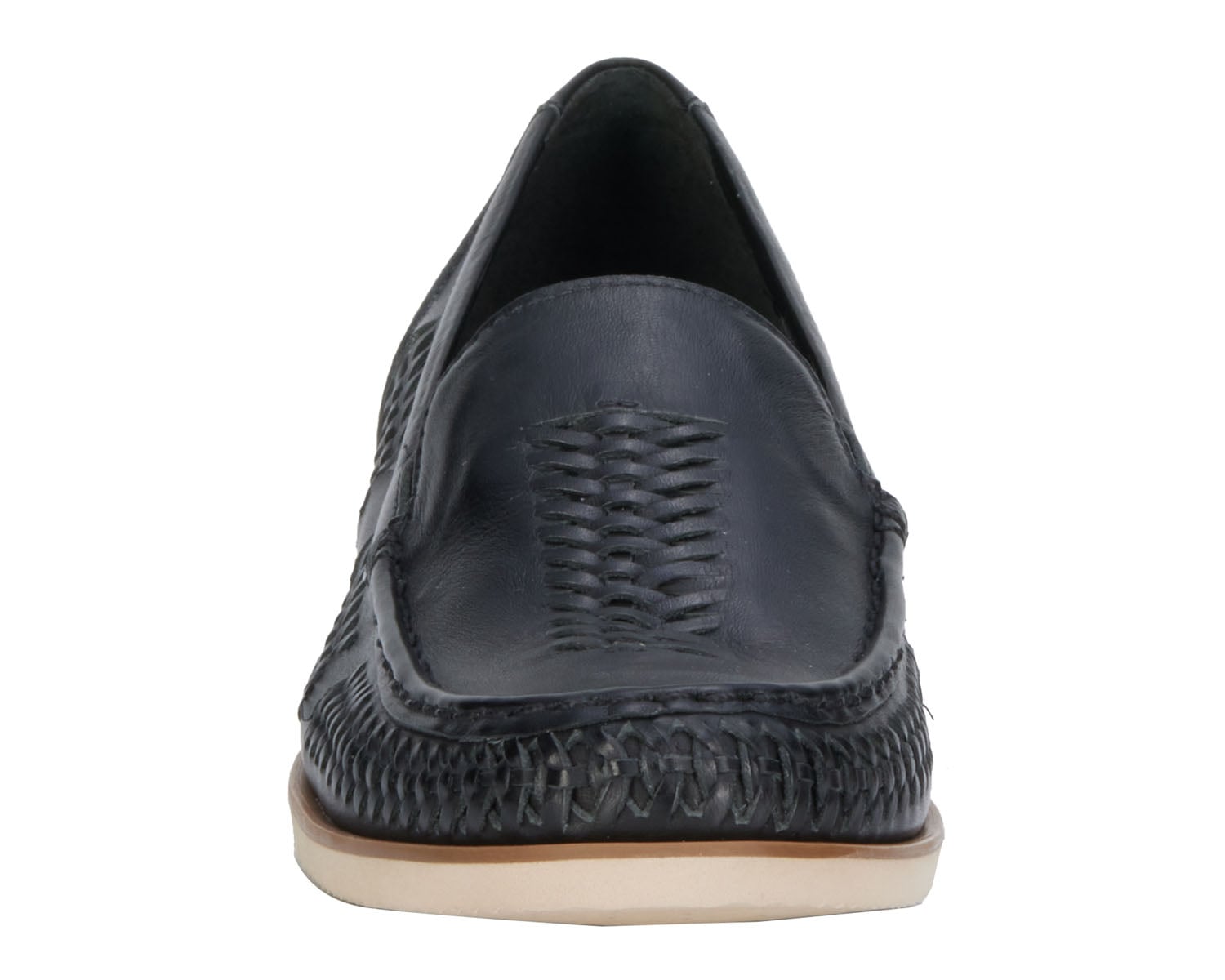 Ros Hommerson Wendy Women's Loafer - Black Nappa Leather - Front View
