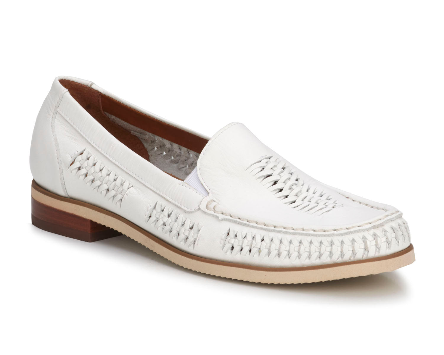 White Napa Leather