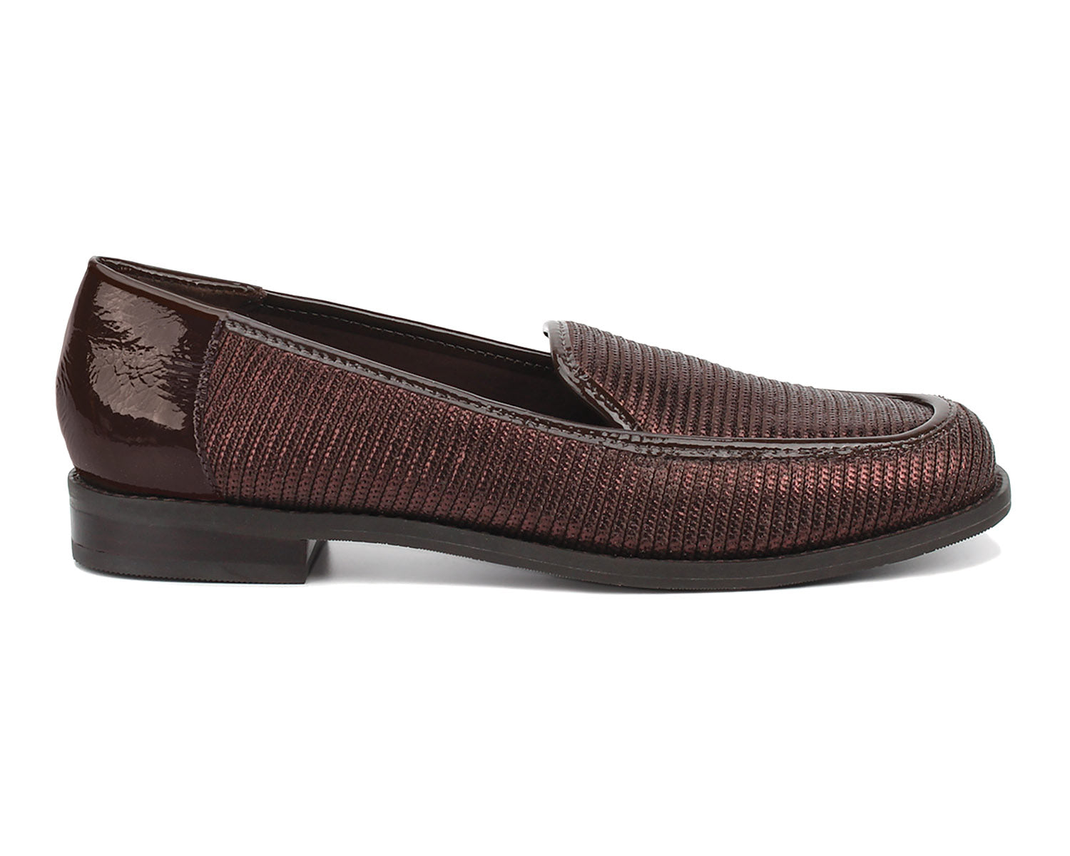 Ros Hommerson Willa Women's Loafer - Brown Patent - Outside View