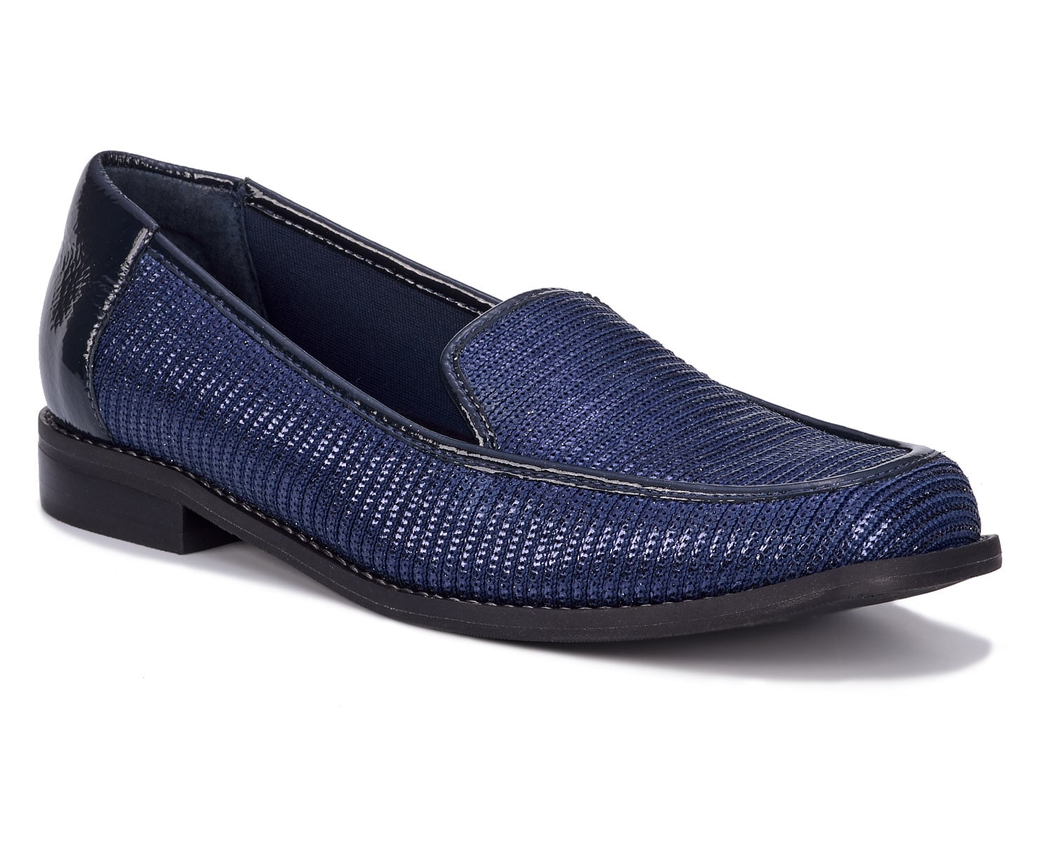 Ros Hommerson Willa Women's Loafer - Navy Patent - Top View