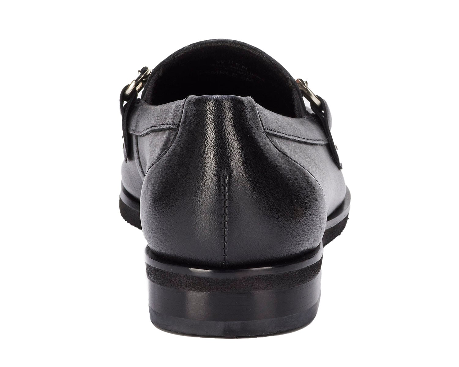 Ros Hommerson Wren Women's Loafer - Black Smooth Leather - Back View