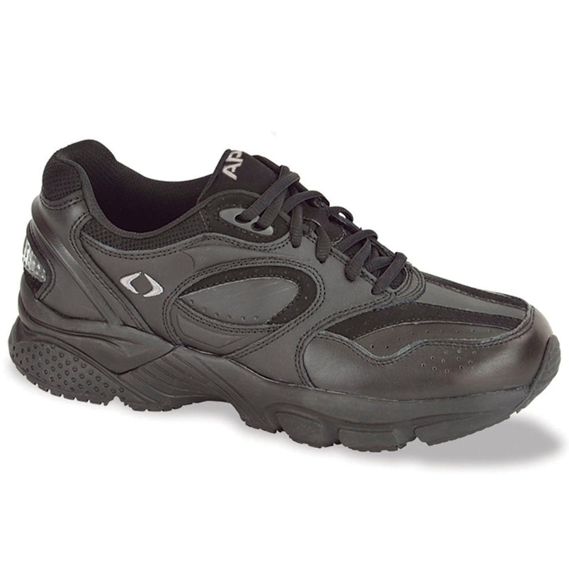 Apex X801 Women's Lace Walking Shoe - Black