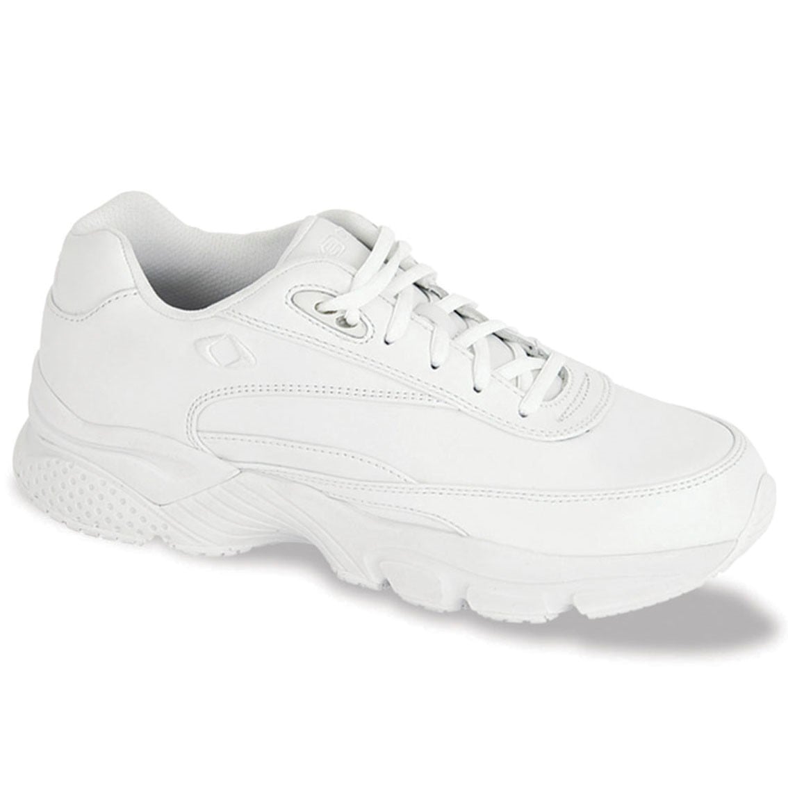 Apex X826 Men's Lace Walking Shoes - White