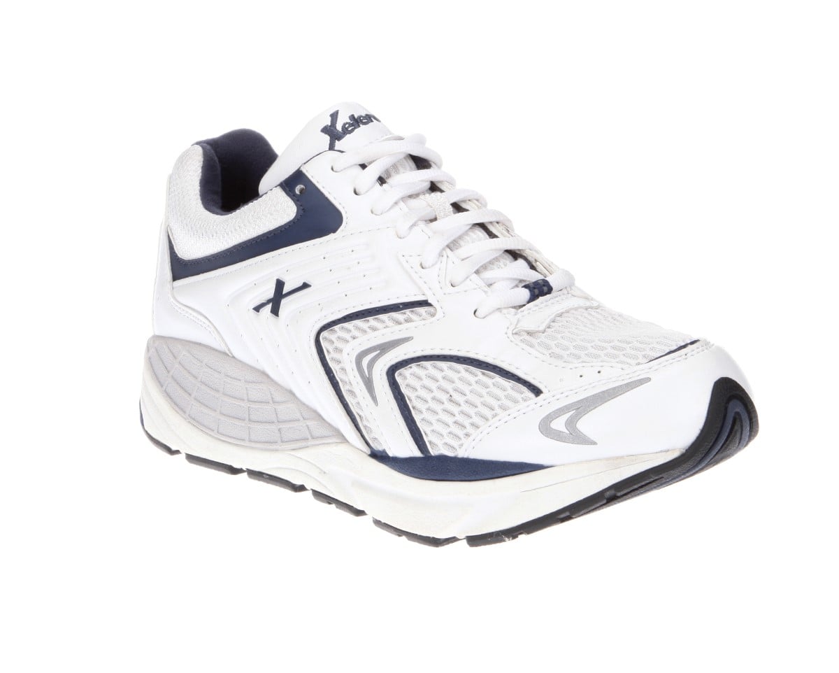 White/Navy Mesh