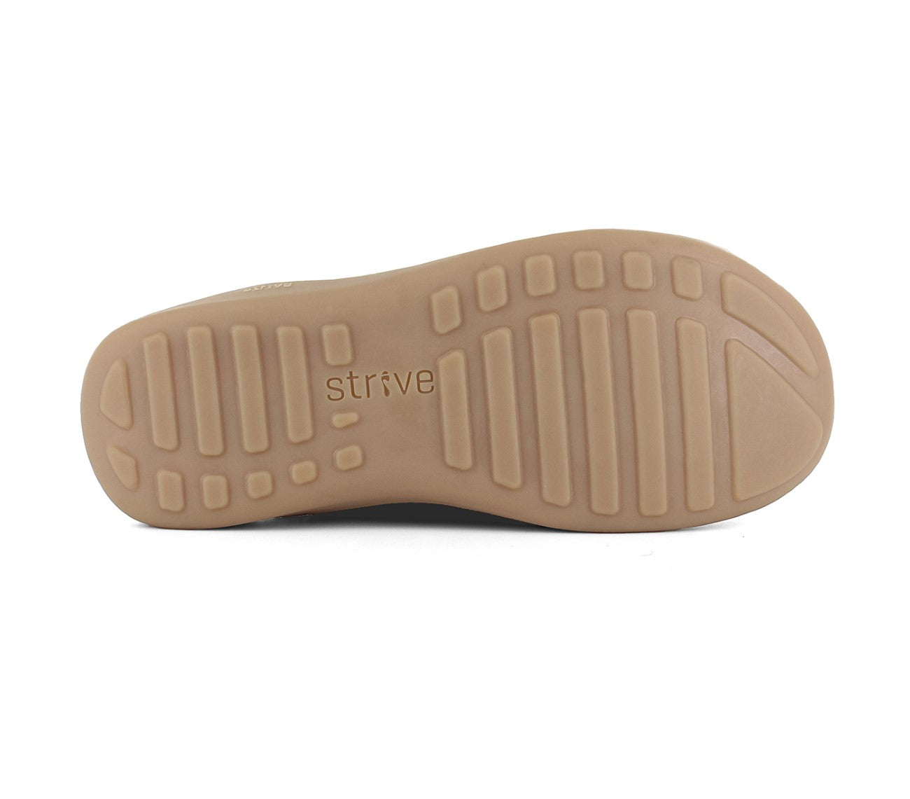 Strive Zara Women's Comfort Supportive Slipper - Nude - Bottom View