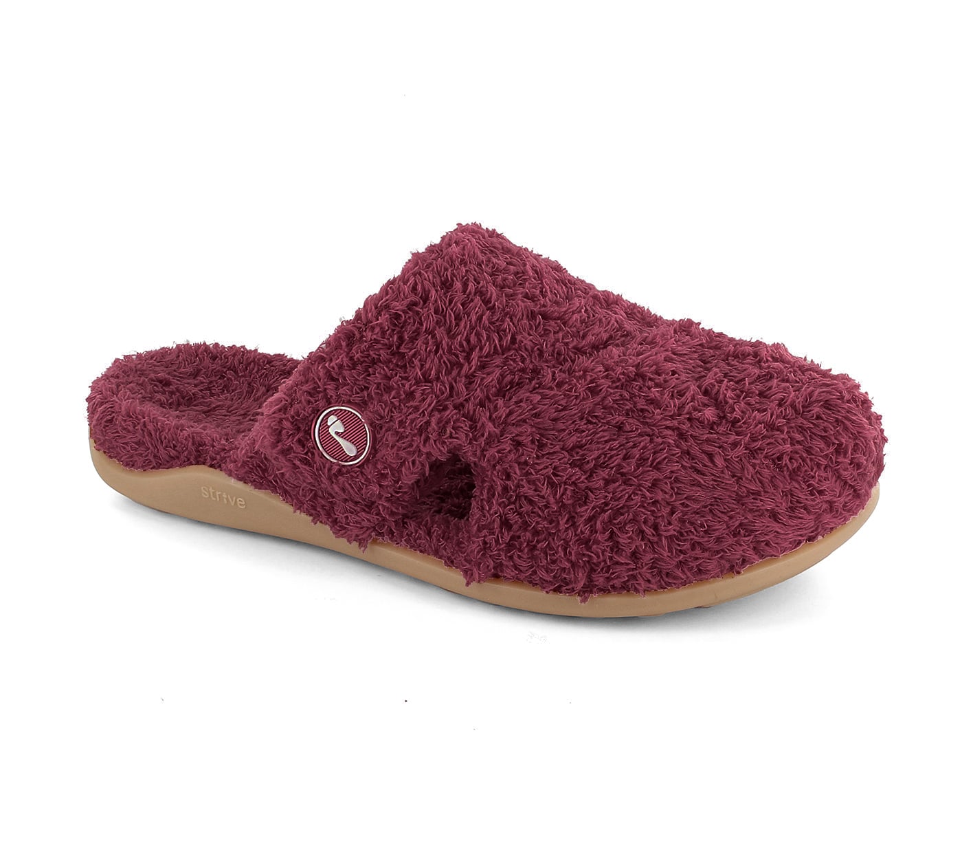 Strive Zara Women's Comfort Supportive Slipper in Cherry