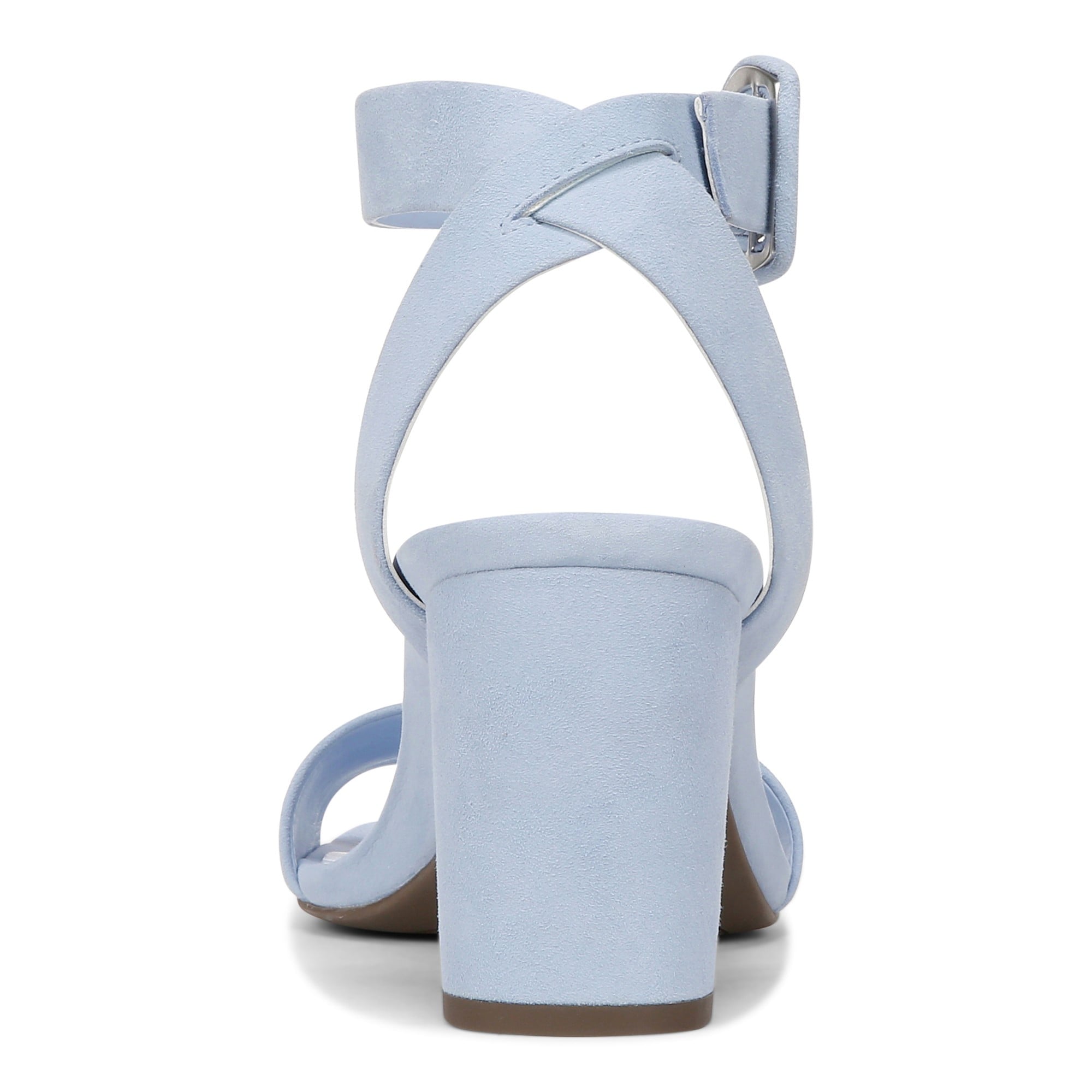Vionic Zinfandel Women's Heeled Comfort Sandal - Skyway Blue - Back