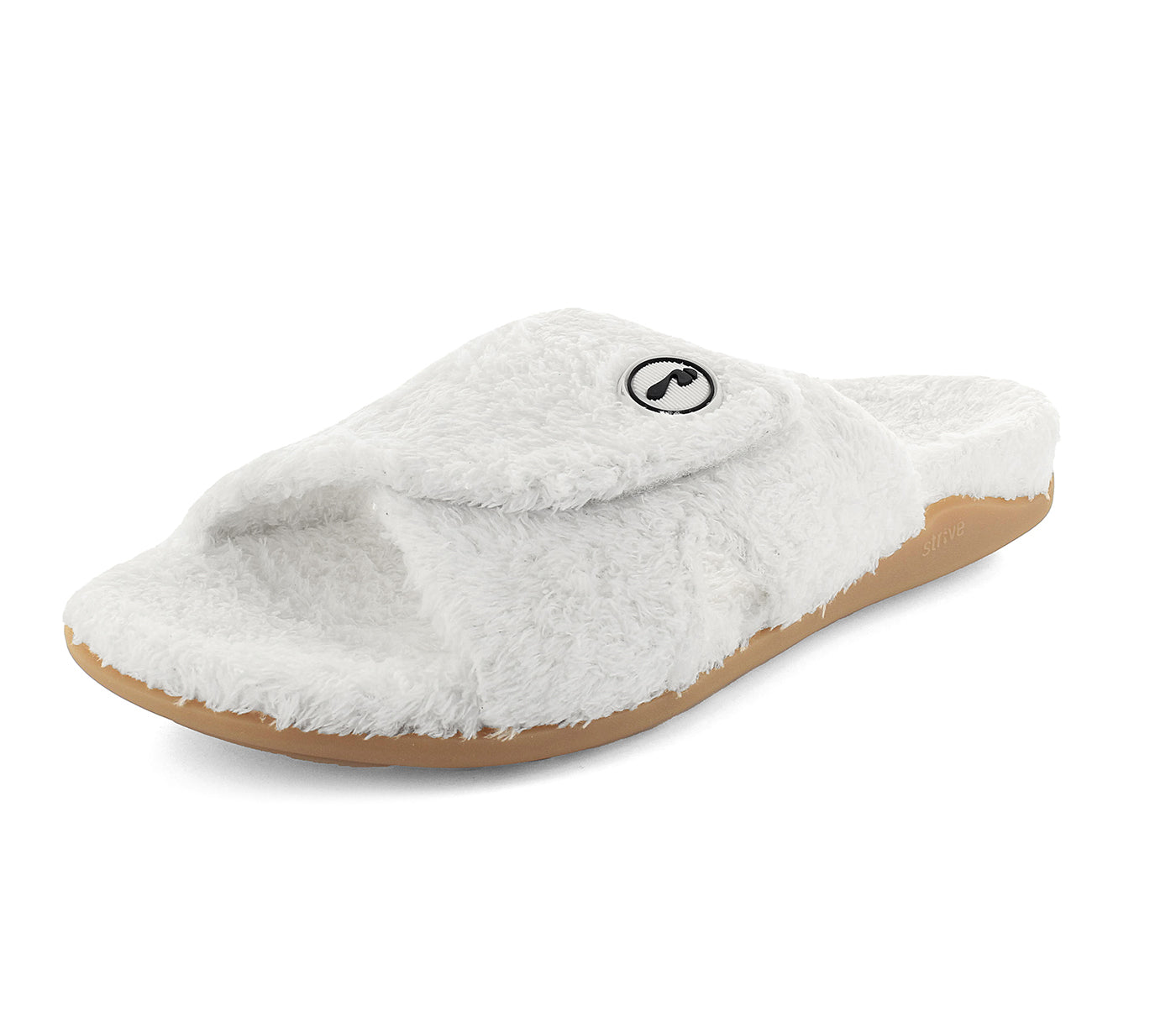 Strive Zoey Women's Relaxing Comfort Orthotic Slippers in White