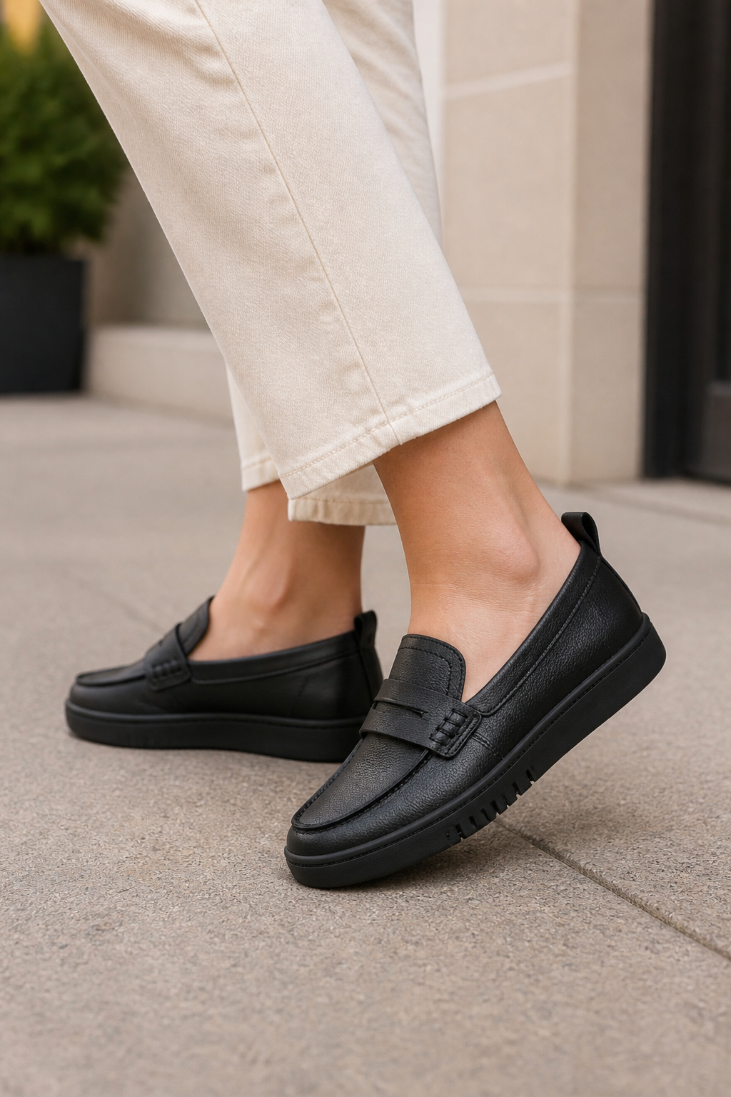 Vionic Chantel Women's Arch Support Slip-On Loafer Shoe - Lifestyle - generated