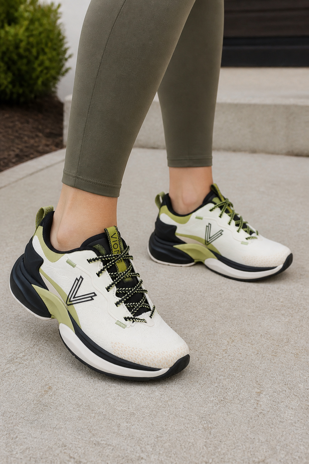Vionic The Gabby Comfort Walking Shoe with Arch Support - Women's Lace-Up Sneaker - Lifestyle - generated