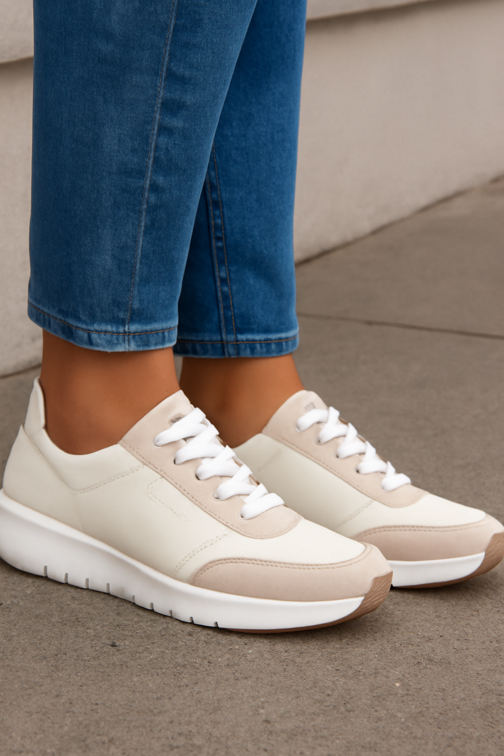 Vionic Uptown Sneaker - Women's Orthotic Arch Support Comfort Lace-Up Shoes - Lifestyle - generated