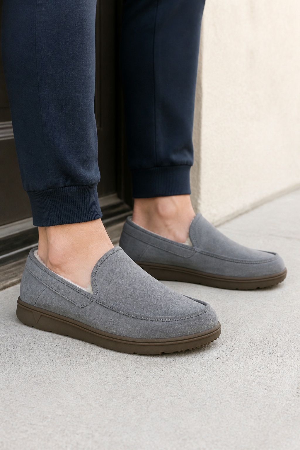 Vionic Gustavo Men's Orthotic Slipper with Removable Insoles - Lifestyle - generated