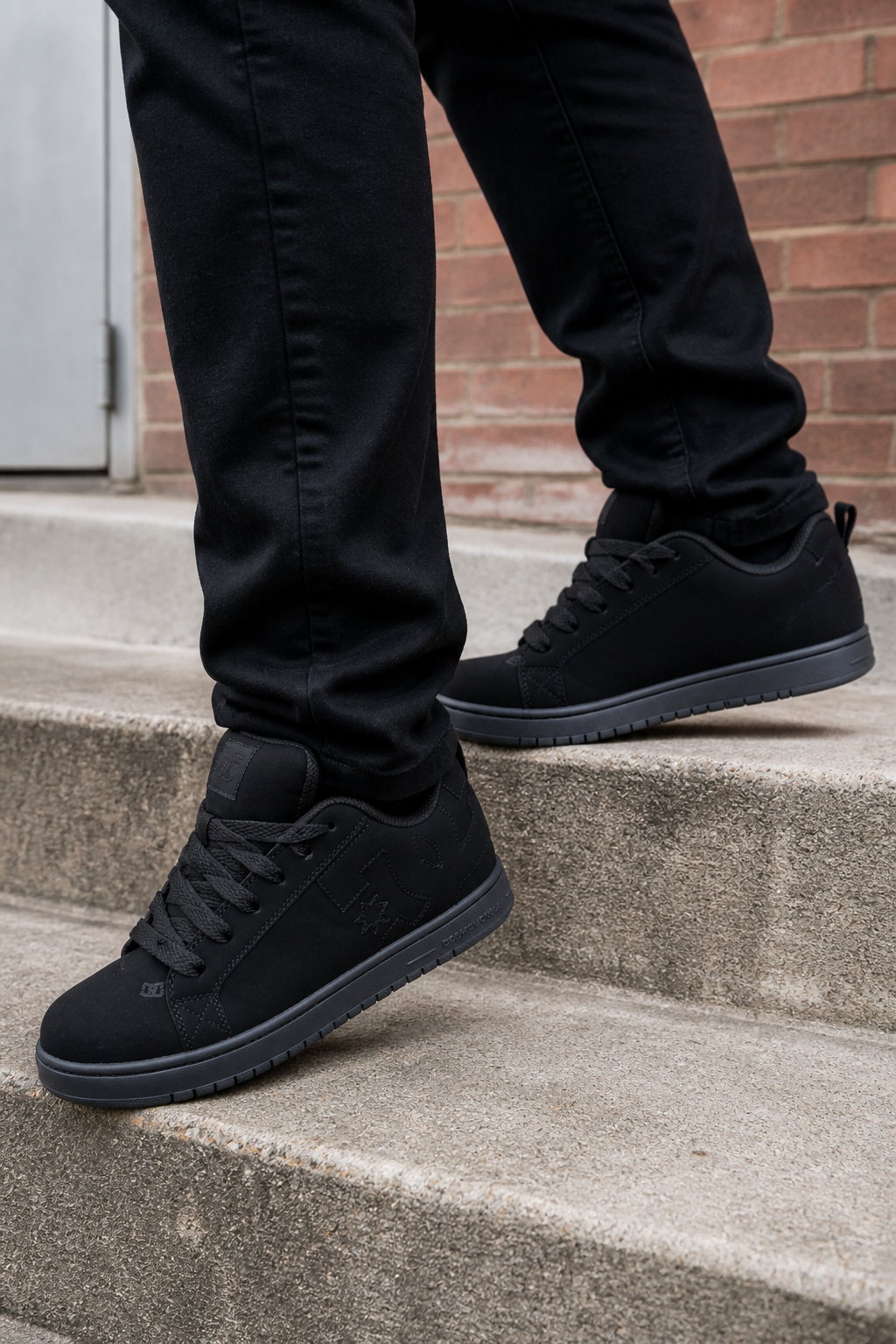 DC Work Crew Court Graffik Work Men's Composite Toe - Men's Work Shoe - Black - Lifestyle - generated