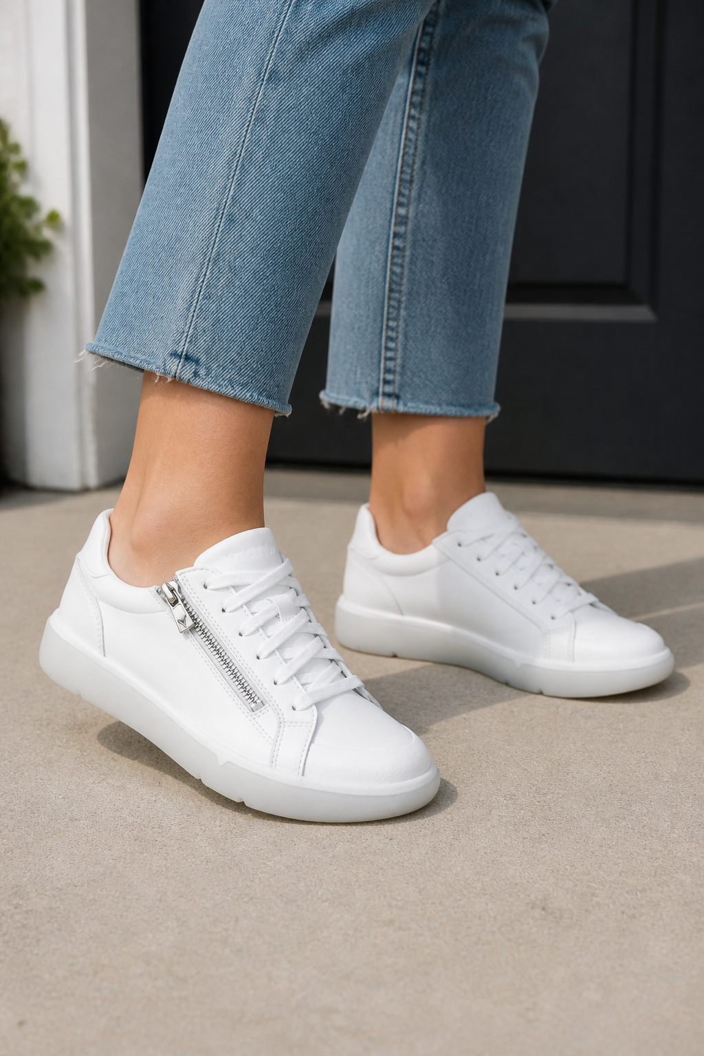 Vionic City Walk AXS Arch Support Comfort Sneakers - Women's Walking Shoe - Lifestyle - generated