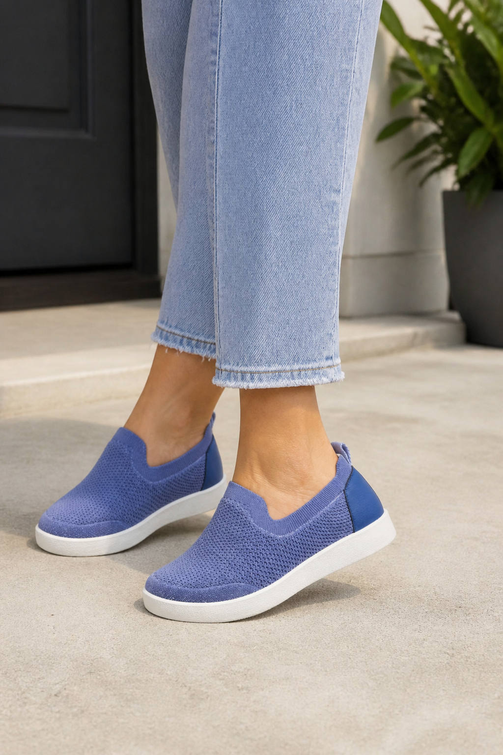 Vionic Elda Women's Knit Arch Support Walking Shoe - Lifestyle - generated