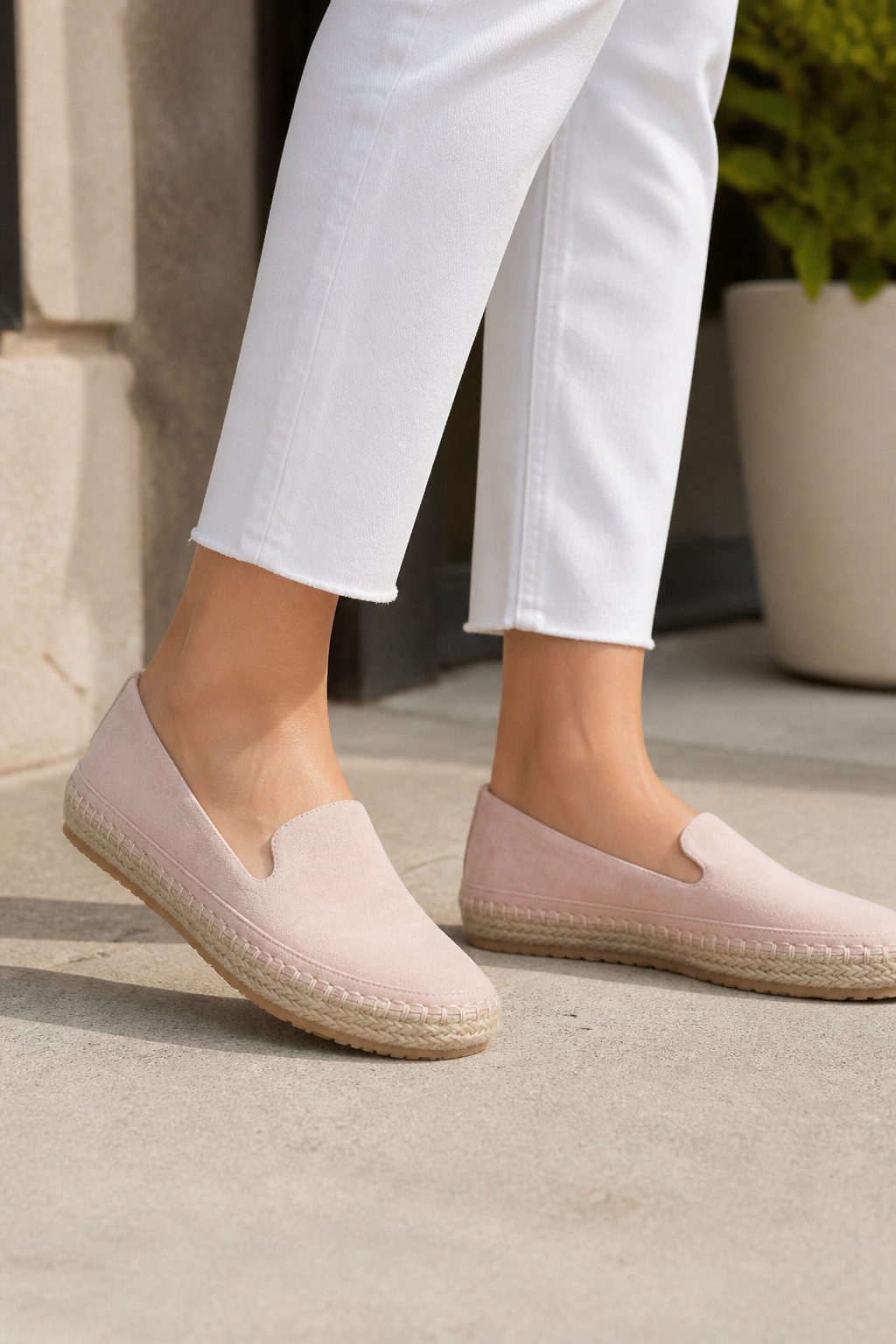 Vionic Cordelia Women's Suede Espadrille Loafer - Lifestyle - generated
