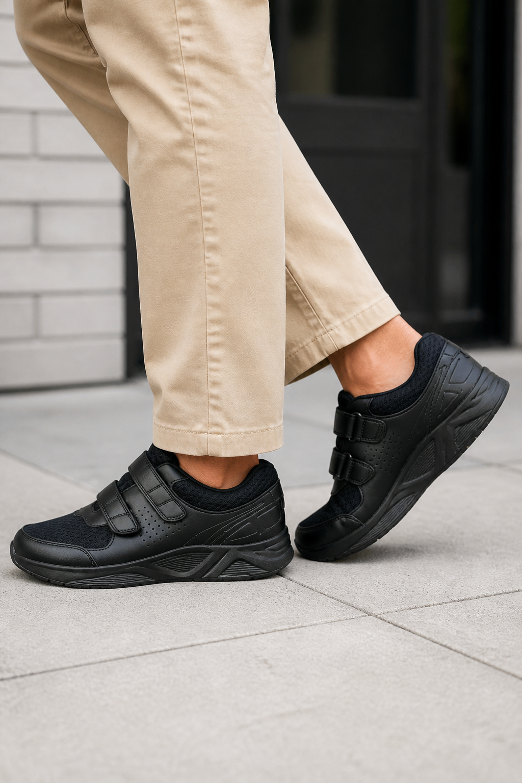 FITec 9721 - Men's Added-Depth Light Mesh Walking Shoe lifestyle photo