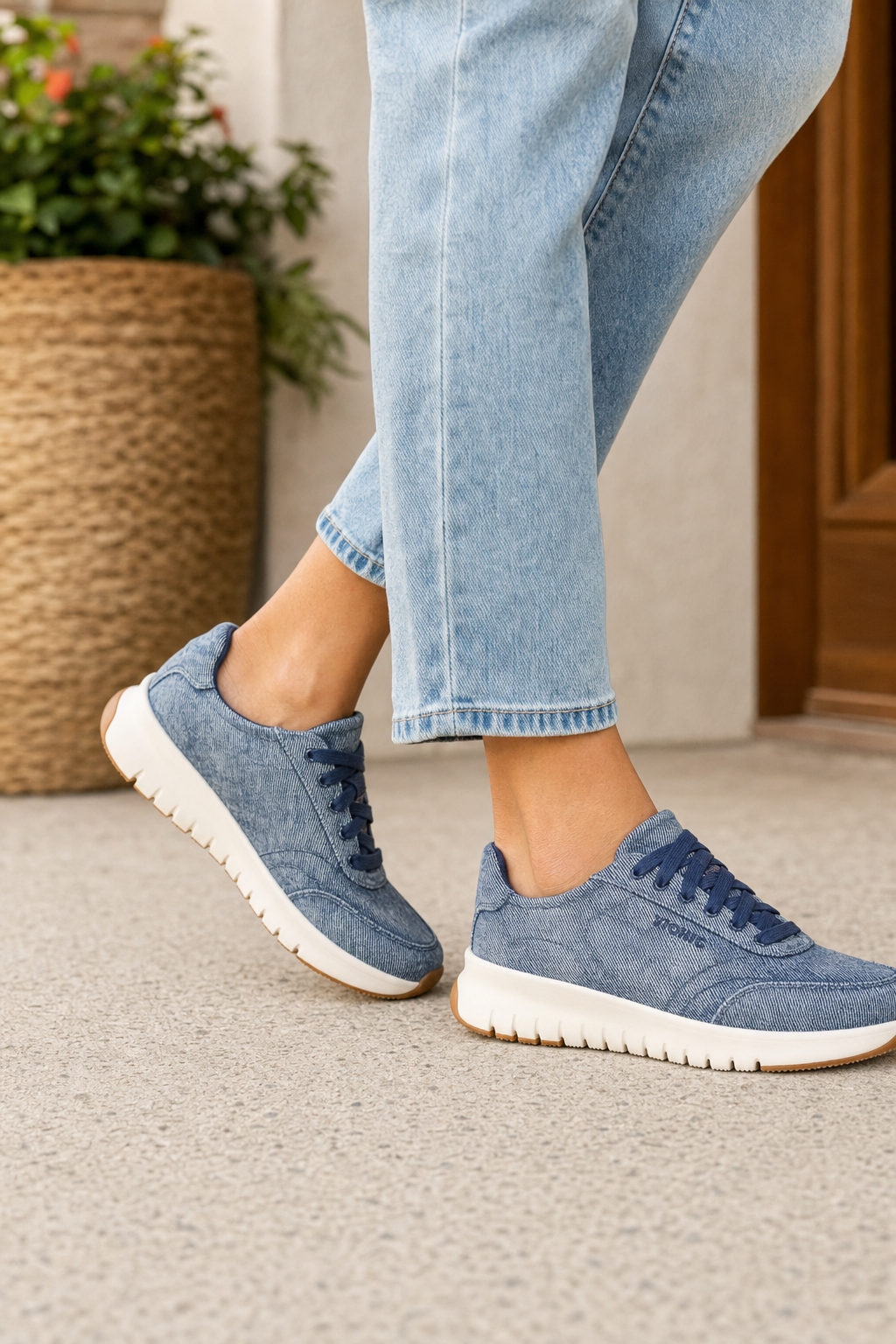 Vionic Uptown Sneaker 2 Women's Sneakers - Denim - Lifestyle - generated