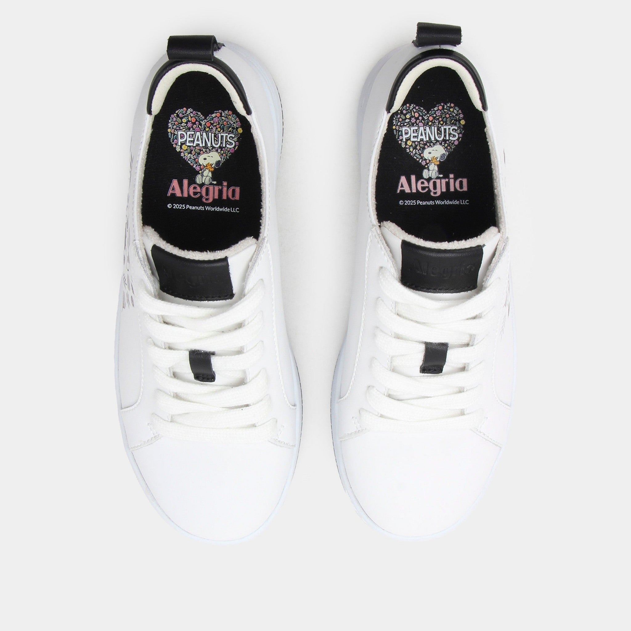 Alegria Adysen Sportform Comfort Arch Support Women's Sneaker - In Flowers Black White - 5