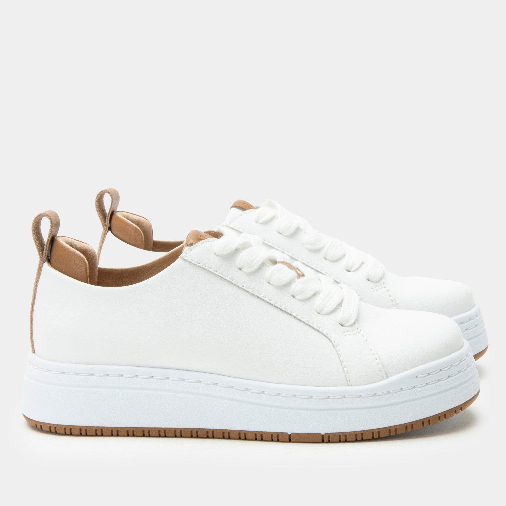 Alegria Adysen Sportform Comfort Arch Support Women's Sneaker - White - 3
