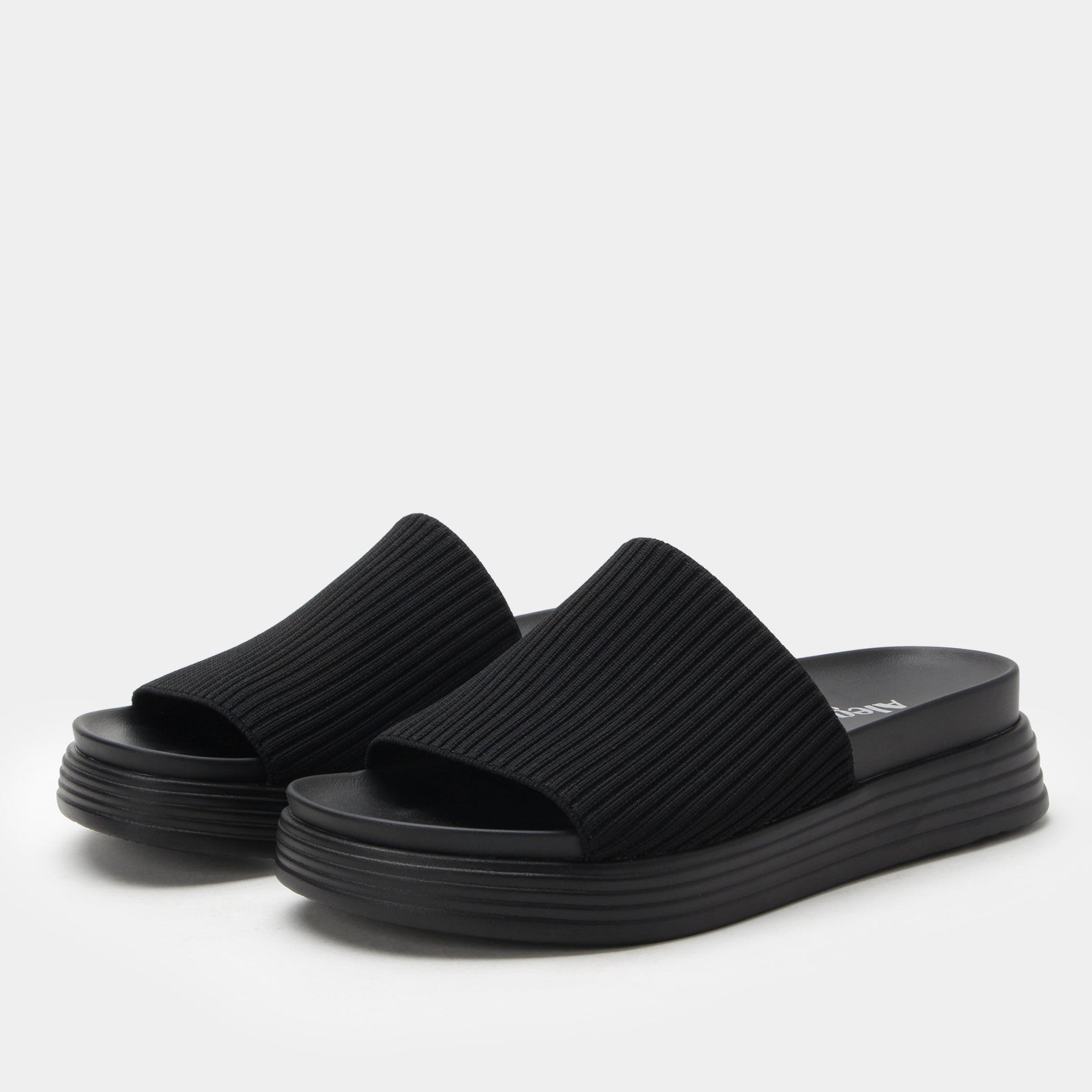 Alegria Akimi Elevated Sport Comfort Arch Support Women's Sandal - Black - 1