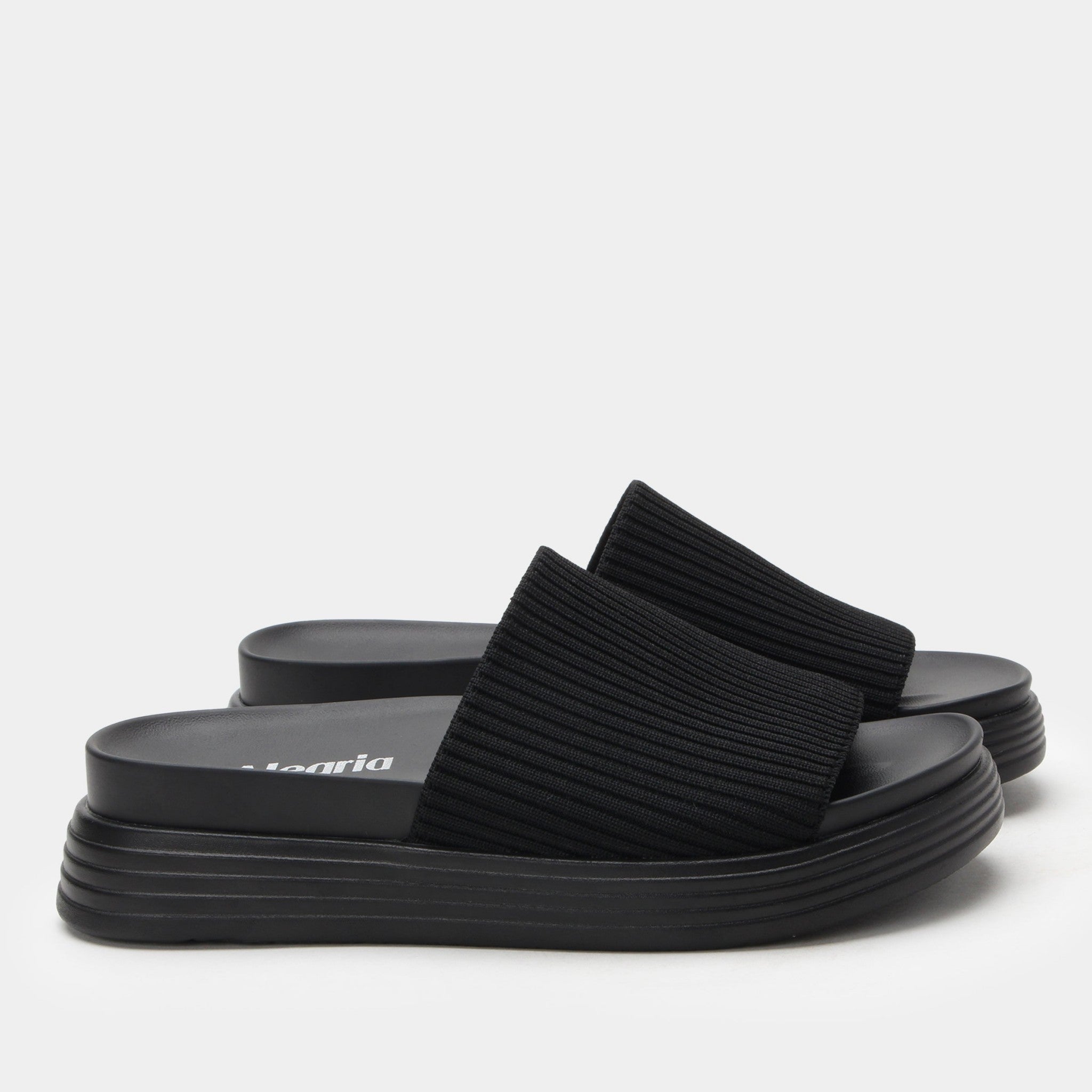 Alegria Akimi Elevated Sport Comfort Arch Support Women's Sandal - Black - 3