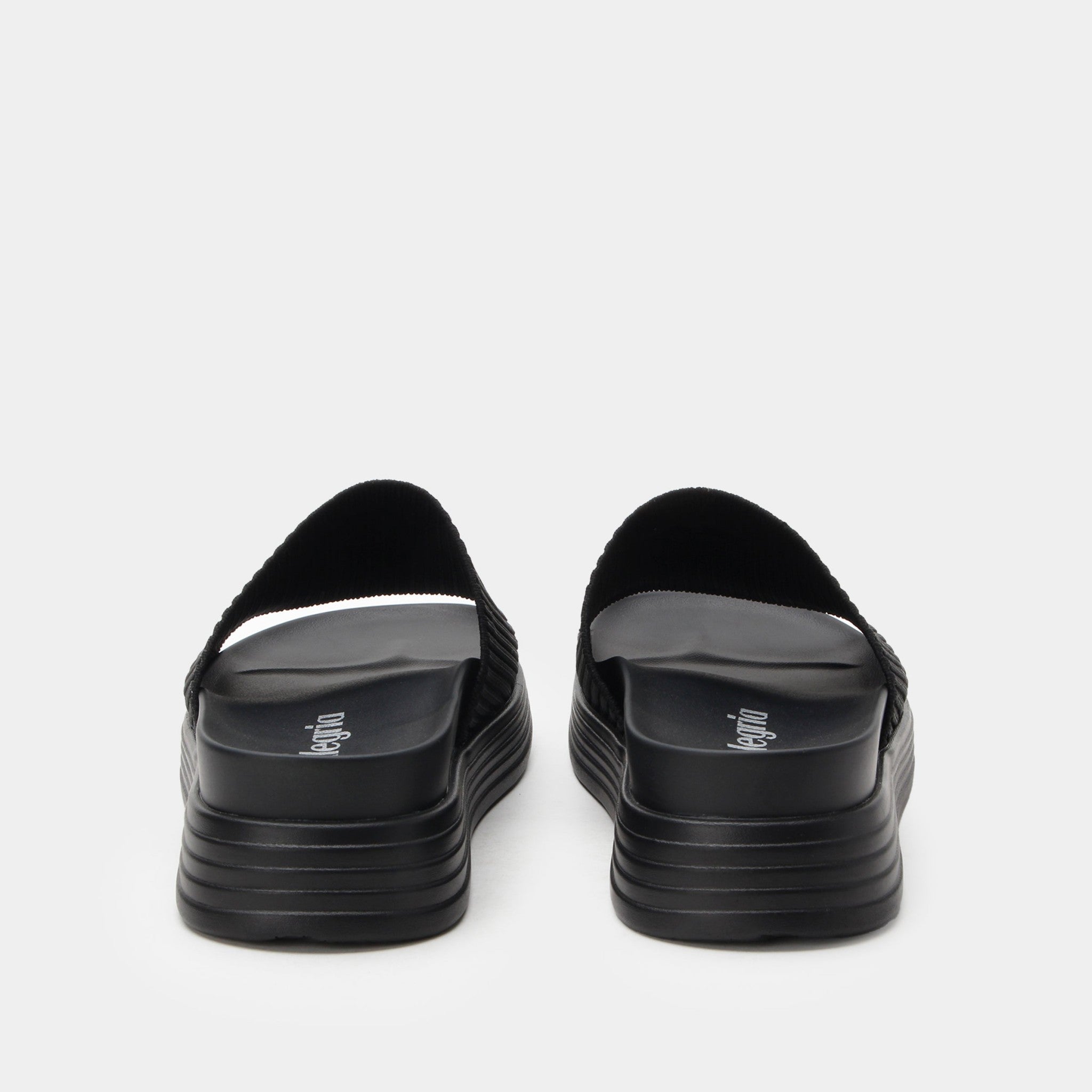Alegria Akimi Elevated Sport Comfort Arch Support Women's Sandal - Black - 4