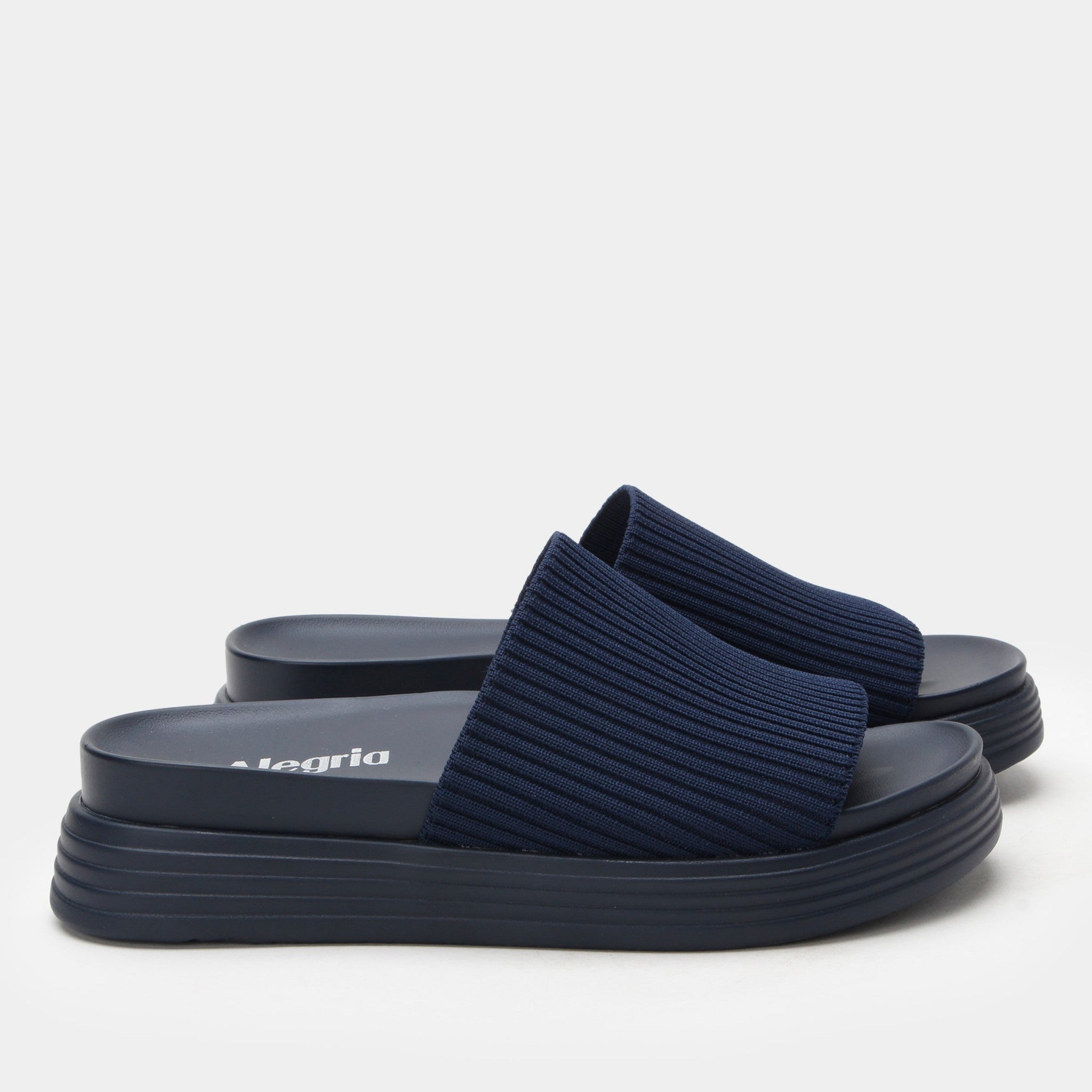 Alegria Akimi Elevated Sport Comfort Arch Support Women's Sandal - Navy - 3