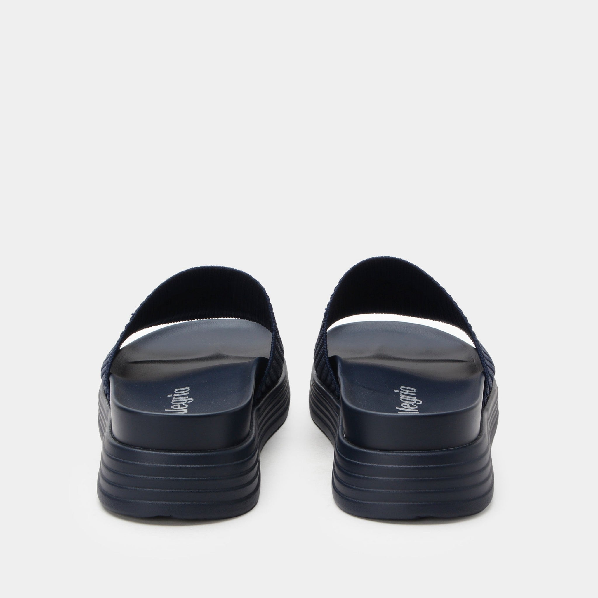 Alegria Akimi Elevated Sport Comfort Arch Support Women's Sandal - Navy - 4