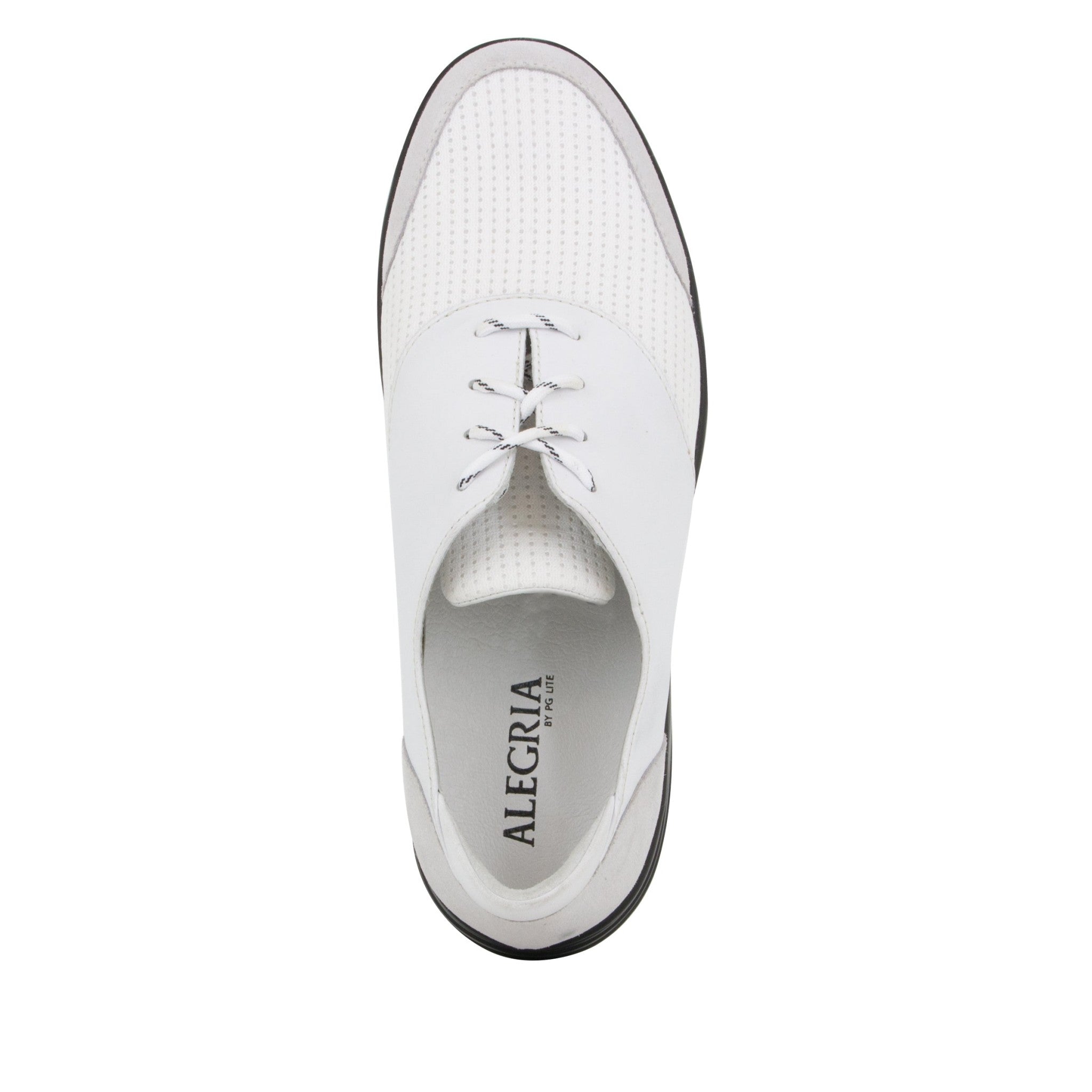 Alegria Flexer Comfort Arch Support Men's Shoe - Alegria Flexer White - 3