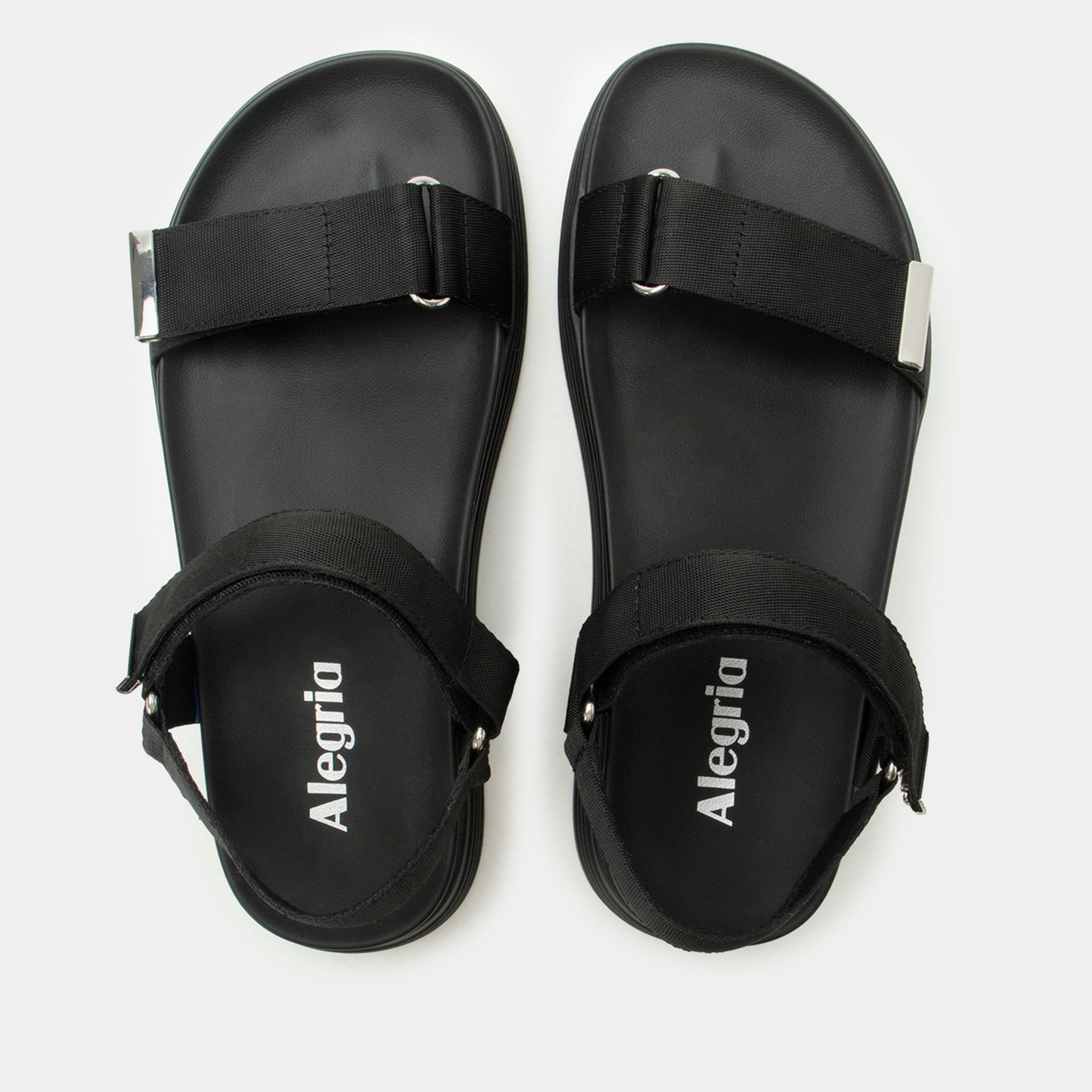 Alegria Allyson Elevated Sport Arch Support Comfort Women's Sandal - Black - 4