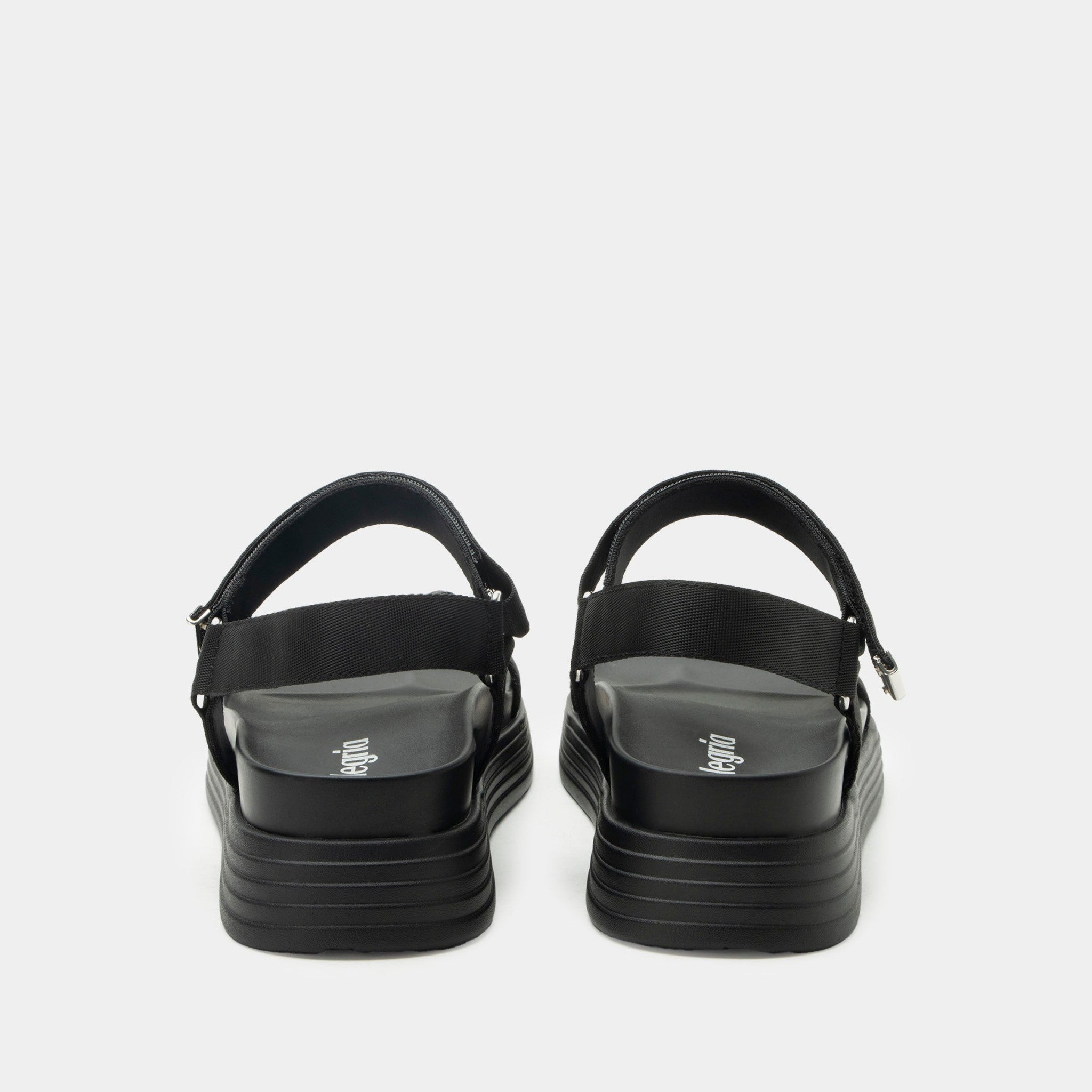 Alegria Allyson Elevated Sport Arch Support Comfort Women's Sandal - Black - 5