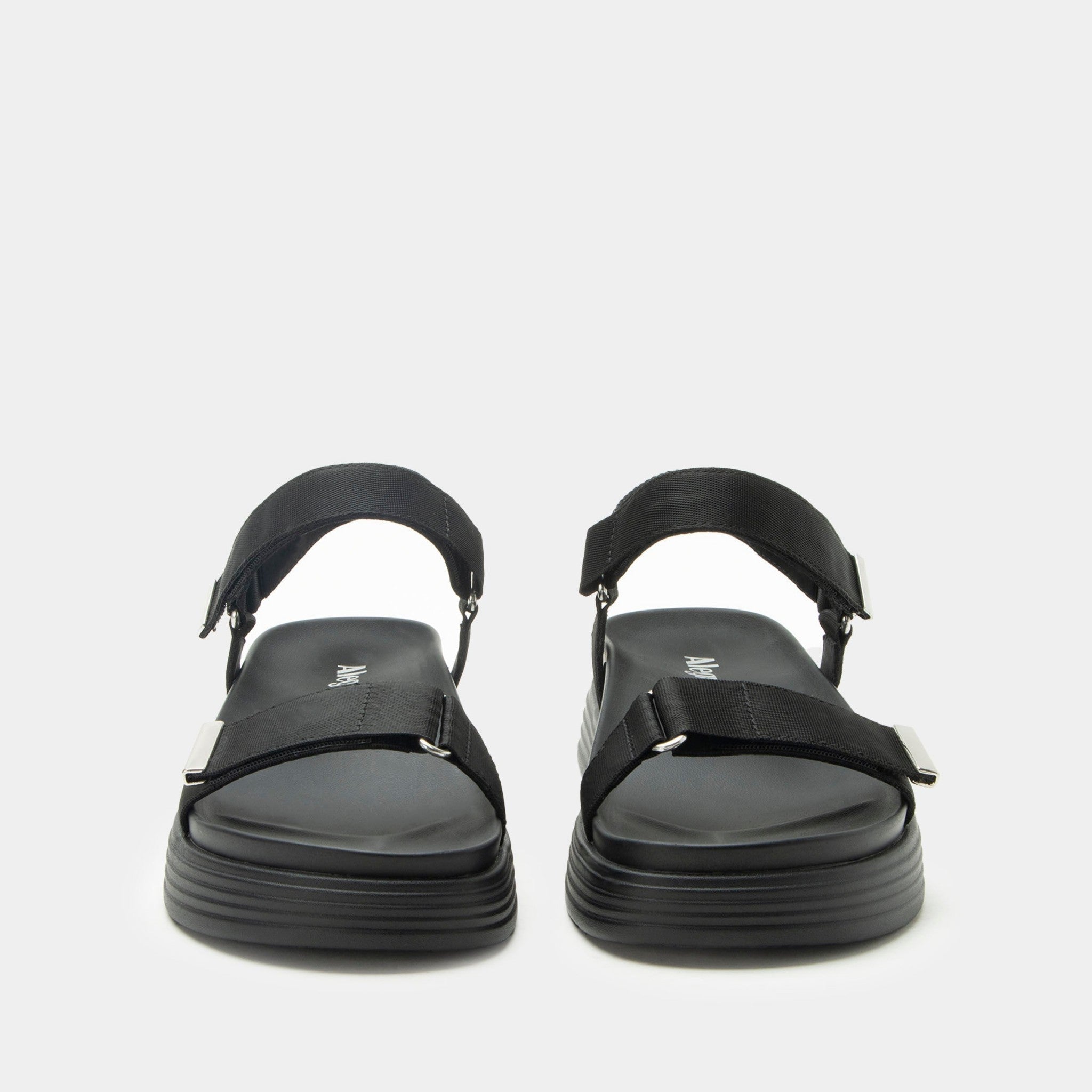 Alegria Allyson Elevated Sport Arch Support Comfort Women's Sandal - Black - 6