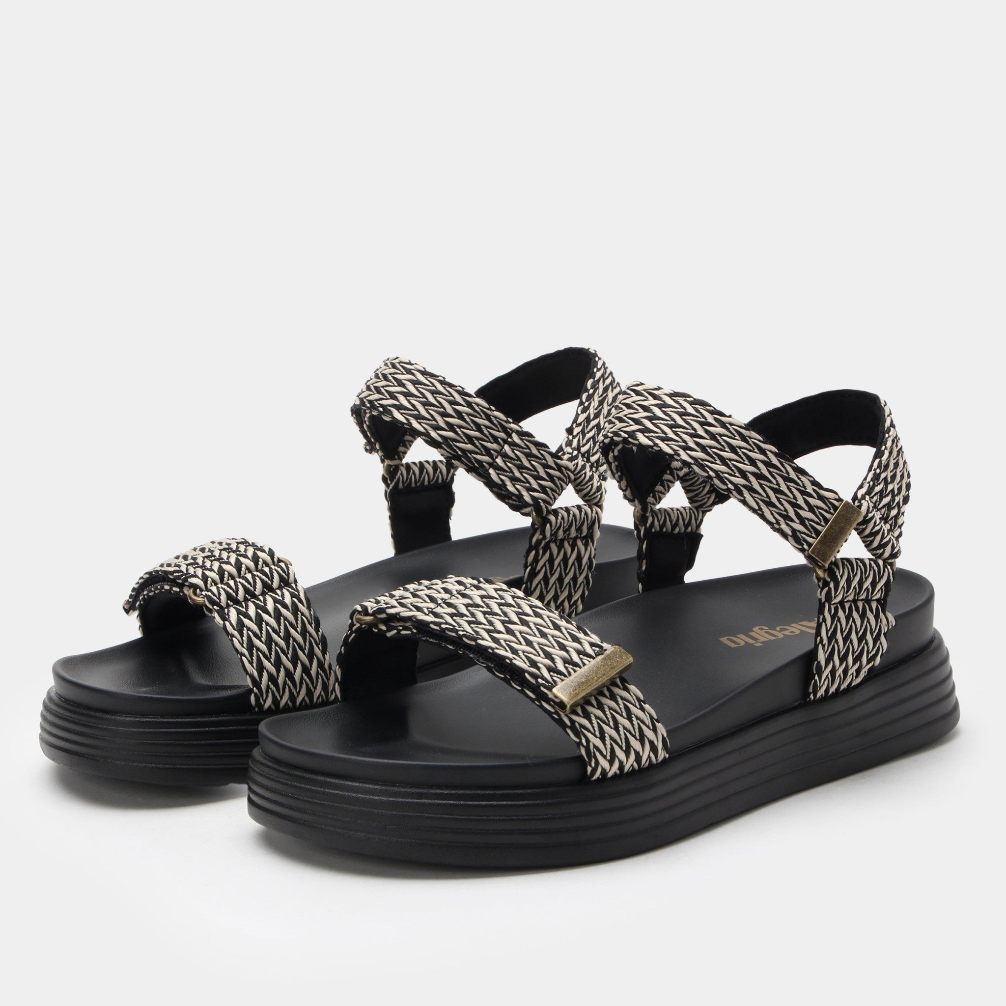 Alegria Allyson Elevated Sport Arch Support Comfort Women's Sandal in French Braid