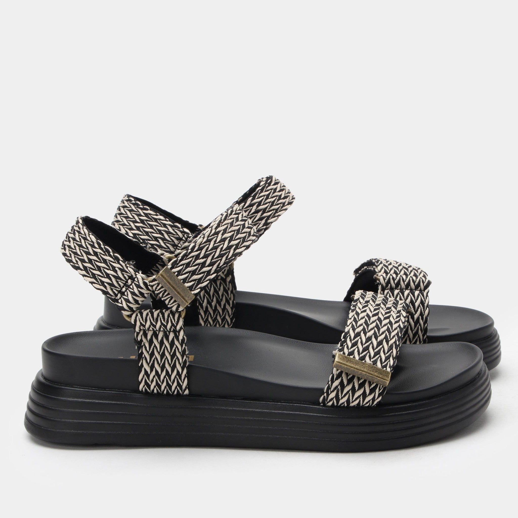 Alegria Allyson Elevated Sport Arch Support Comfort Women's Sandal - French Braid - 3