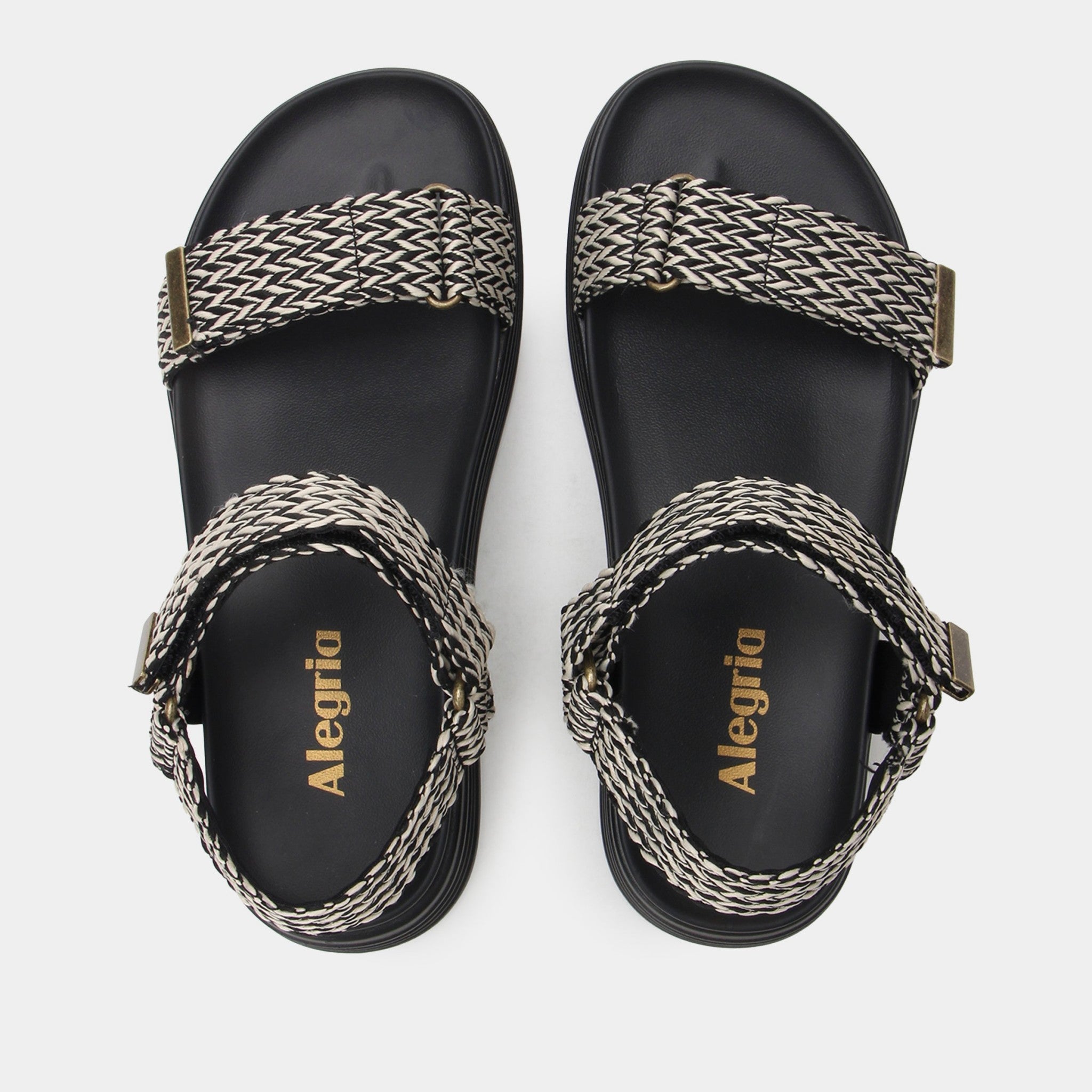 Alegria Allyson Elevated Sport Arch Support Comfort Women's Sandal - French Braid - 5