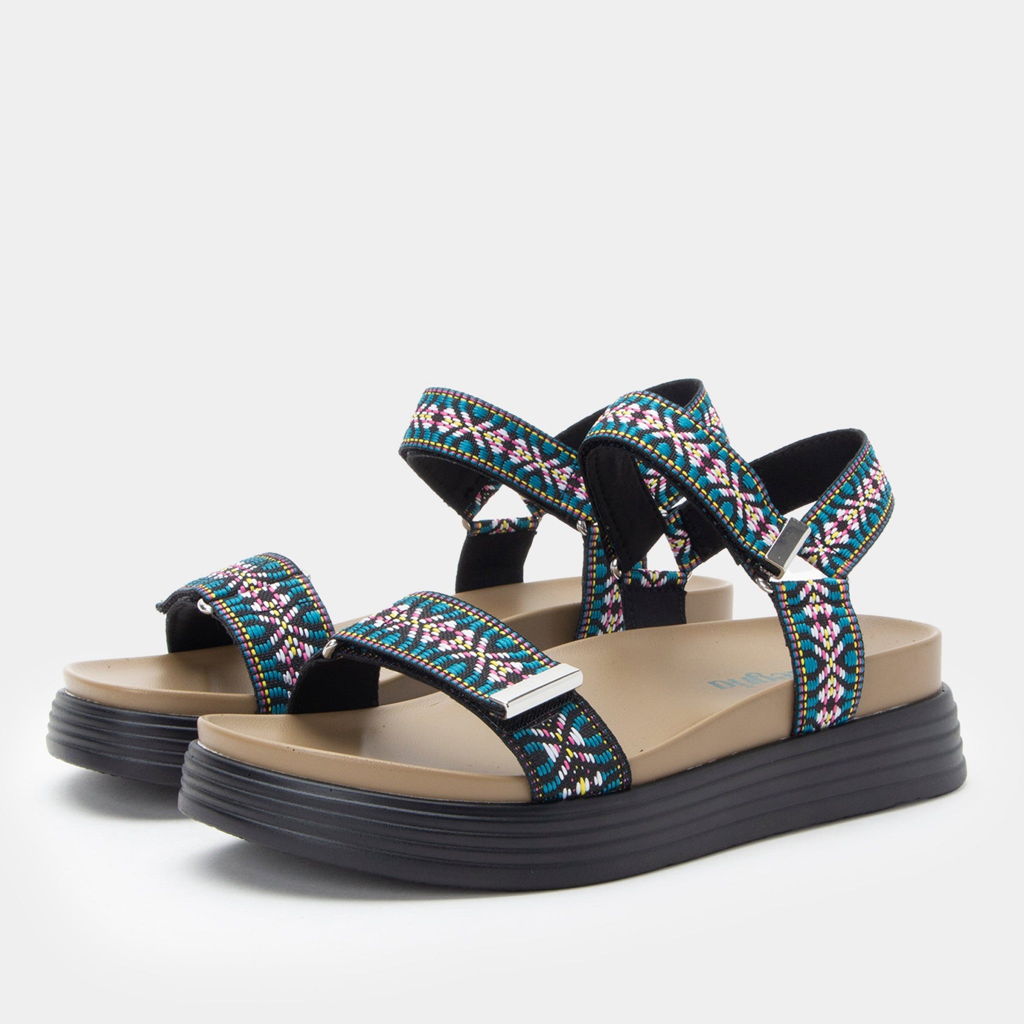 Alegria Allyson Elevated Sport Arch Support Comfort Women's Sandal - Fun Zone - 1