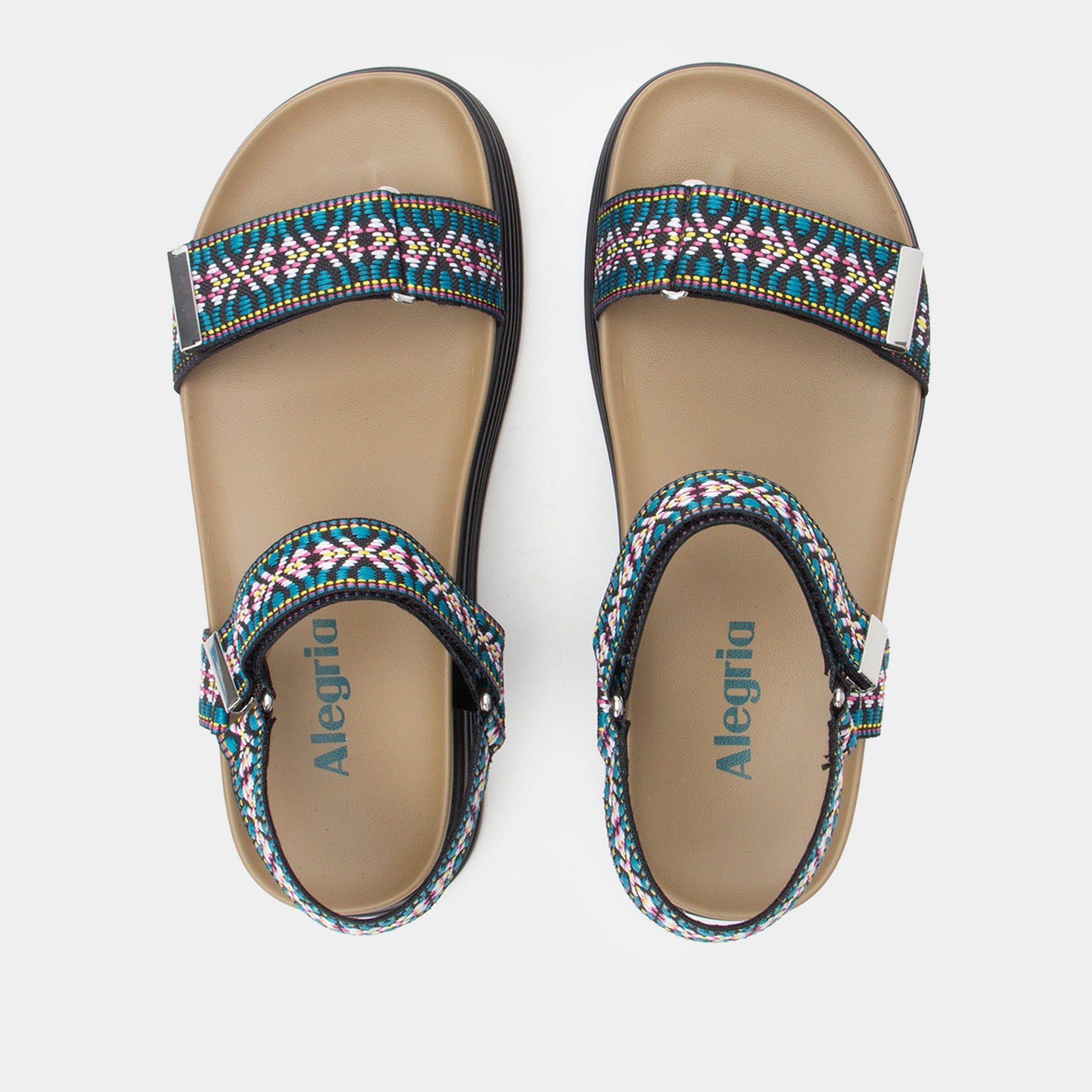 Alegria Allyson Elevated Sport Arch Support Comfort Women's Sandal - Fun Zone - 4