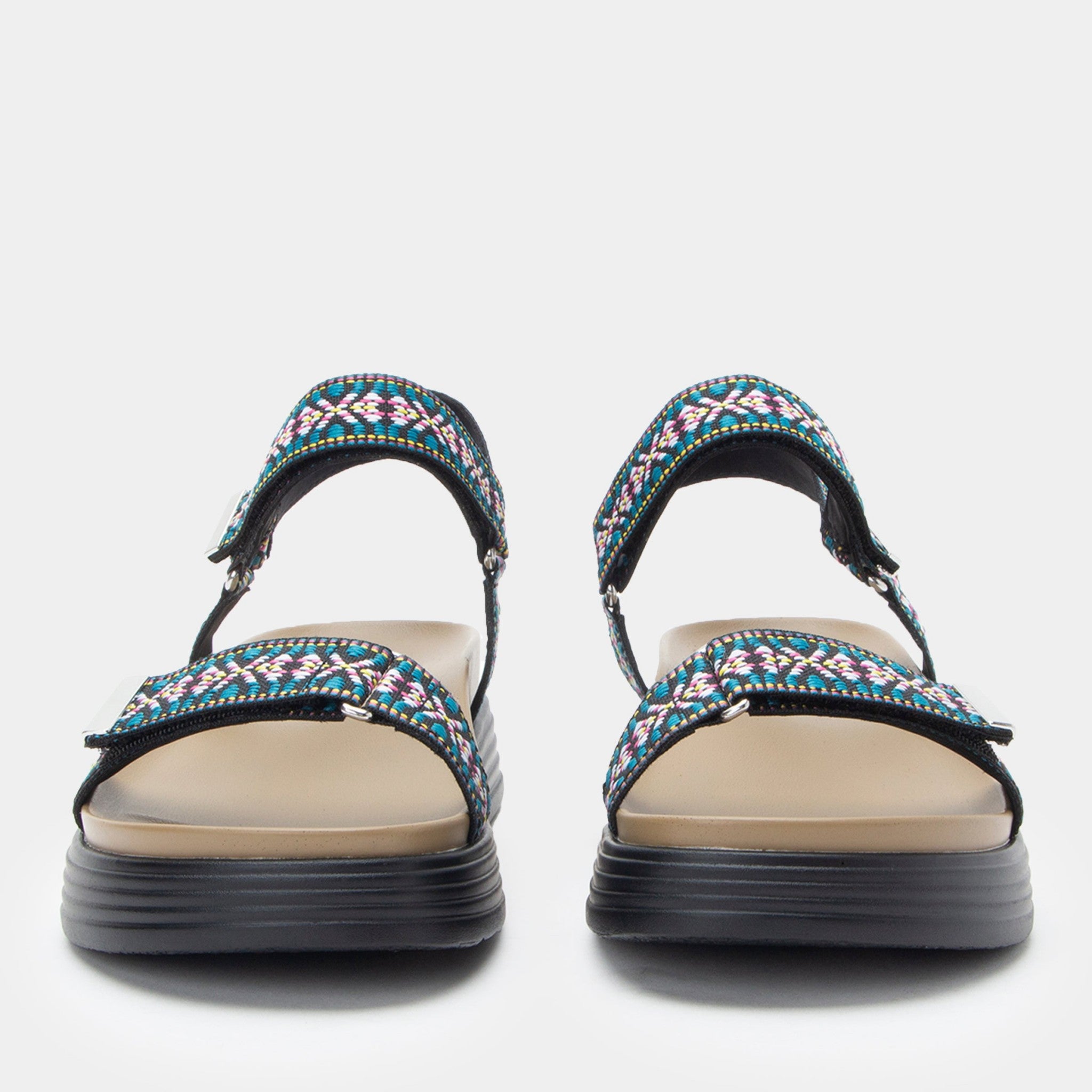 Alegria Allyson Elevated Sport Arch Support Comfort Women's Sandal - Fun Zone - 5