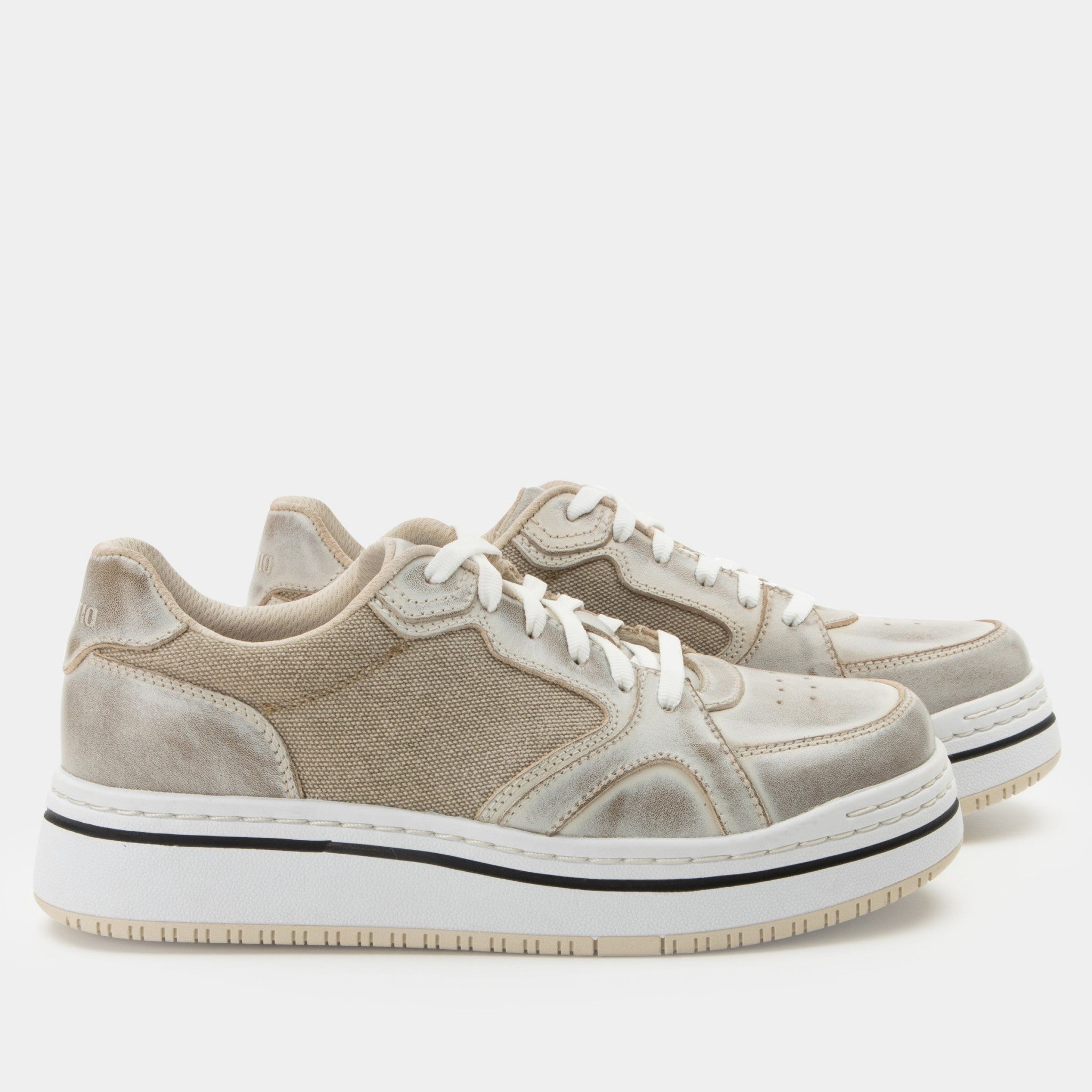 Alegria Alyster Comfort Arch Support Women's Sneaker - Cream - 3