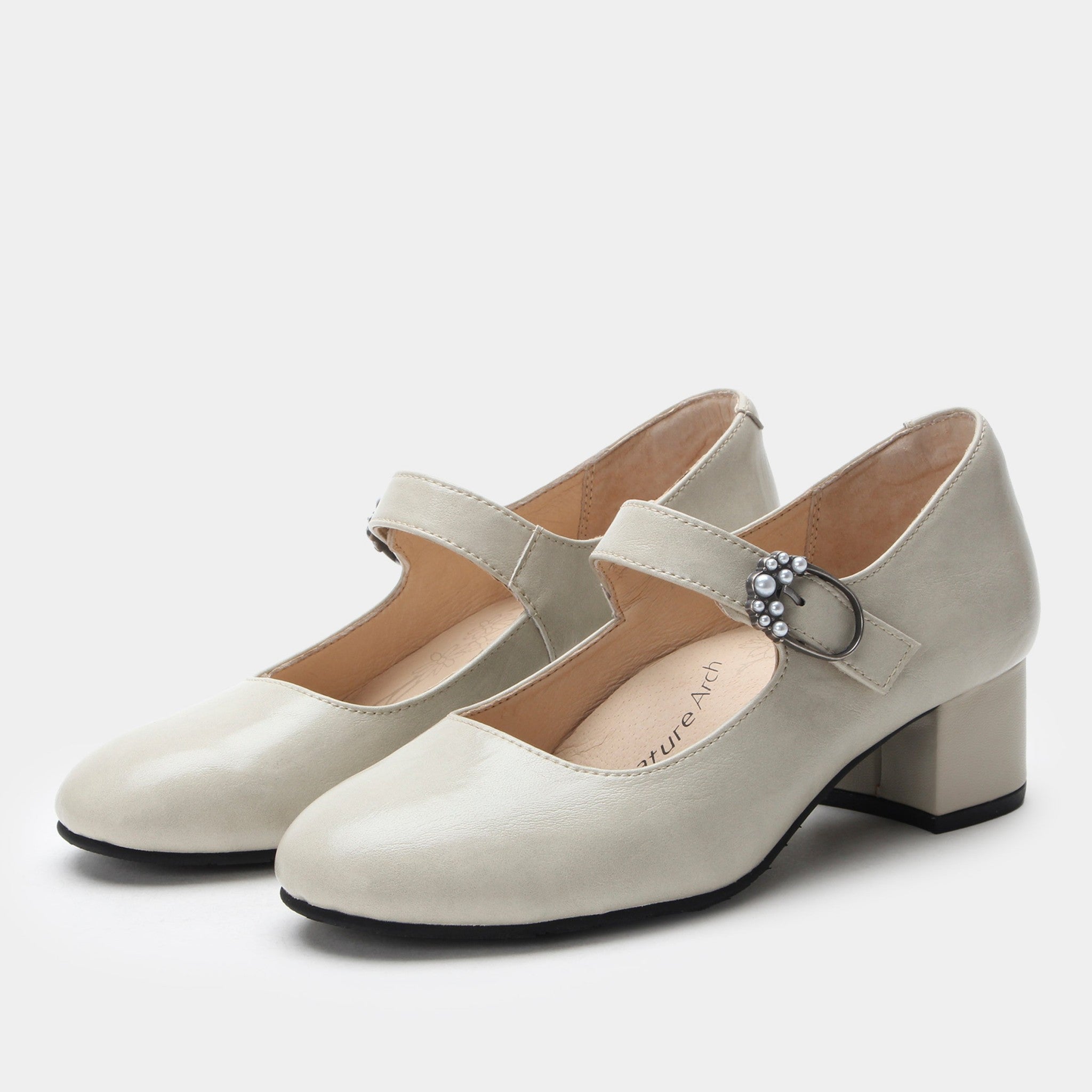 Alegria Ameliah Comfort Arch Support Women's Dress Heel - Ivory - 1