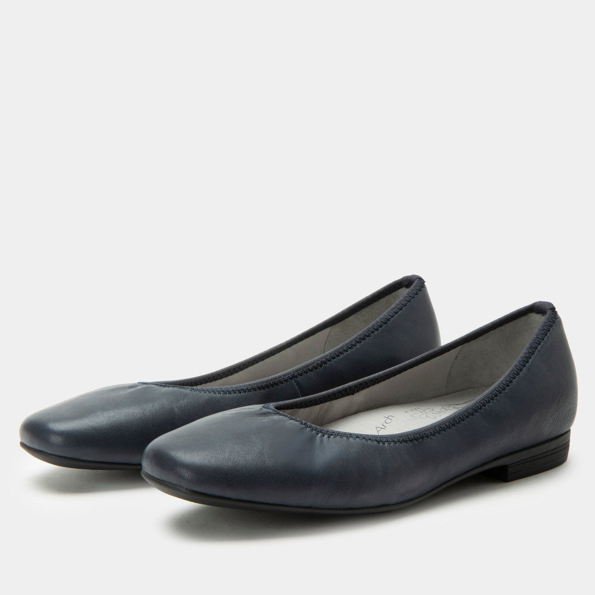 Alegria Arielle Comfort Arch Support Women's Ballet Flat in After Midnight