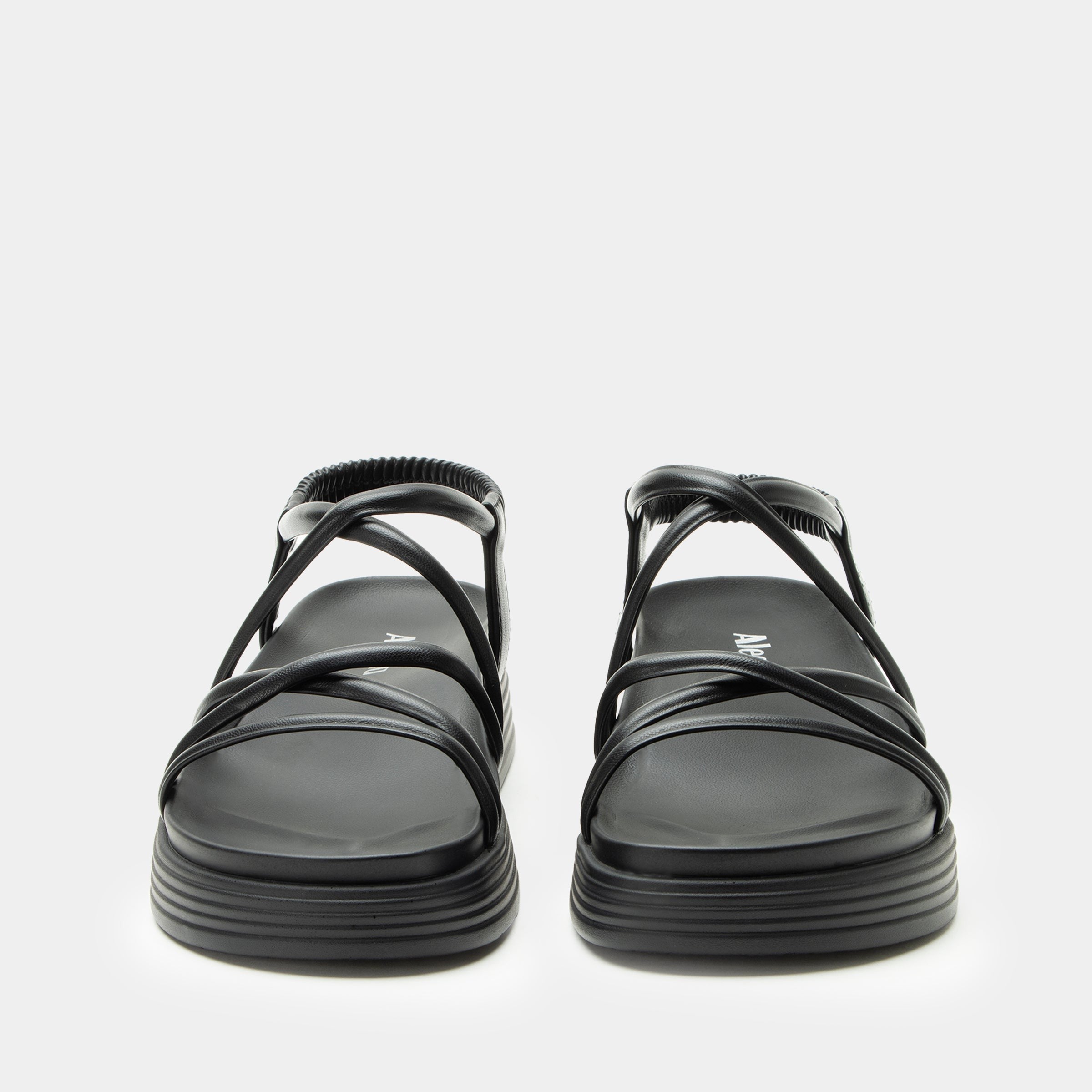 Alegria Audie Elevated Sport Comfort Arch Support Women's Sandal - Caviar - back view
