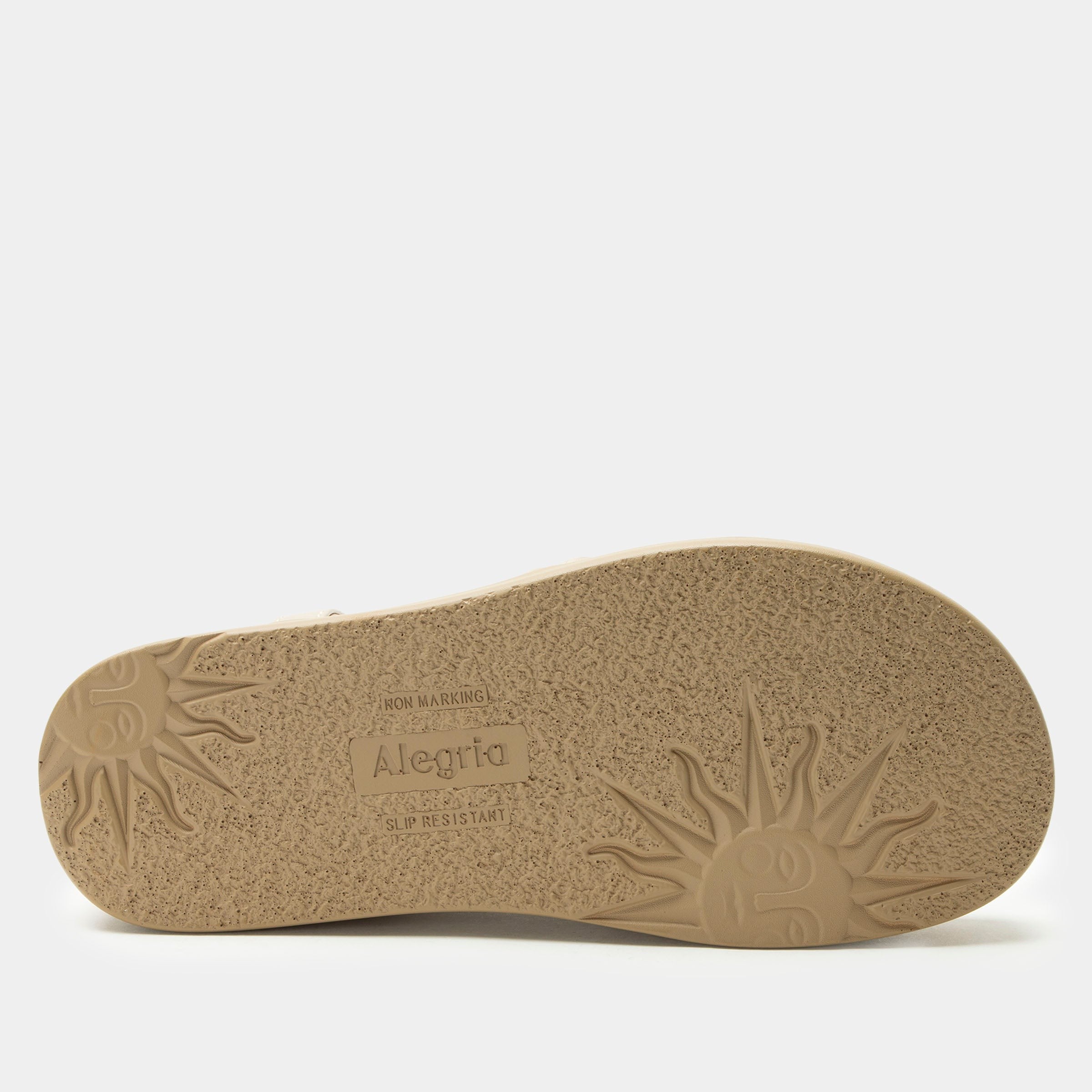 Alegria Audie Elevated Sport Comfort Arch Support Women's Sandal - Champagne - back view