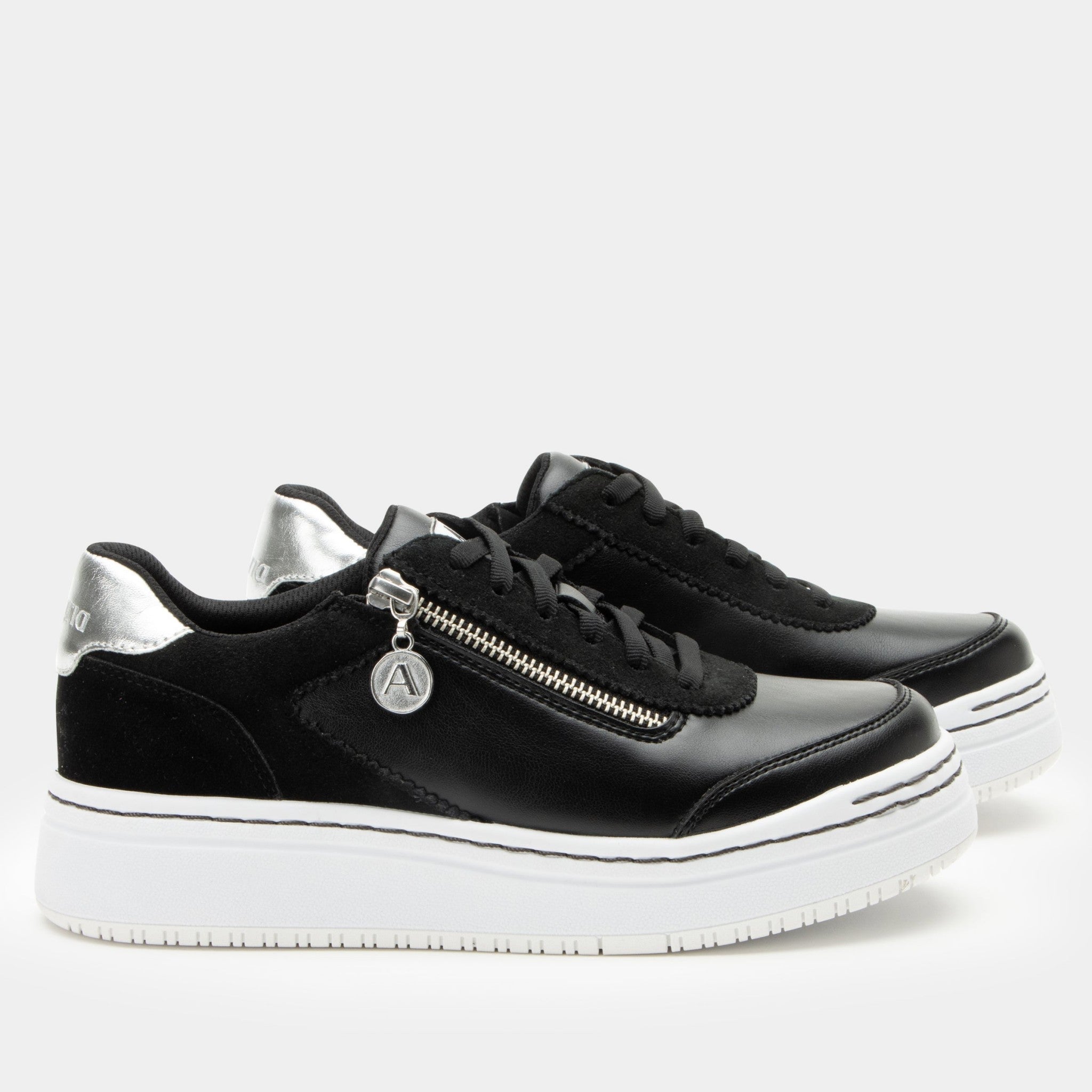Alegria Averie Comfort Arch Support Women's Sneaker - Black Convertible - 3