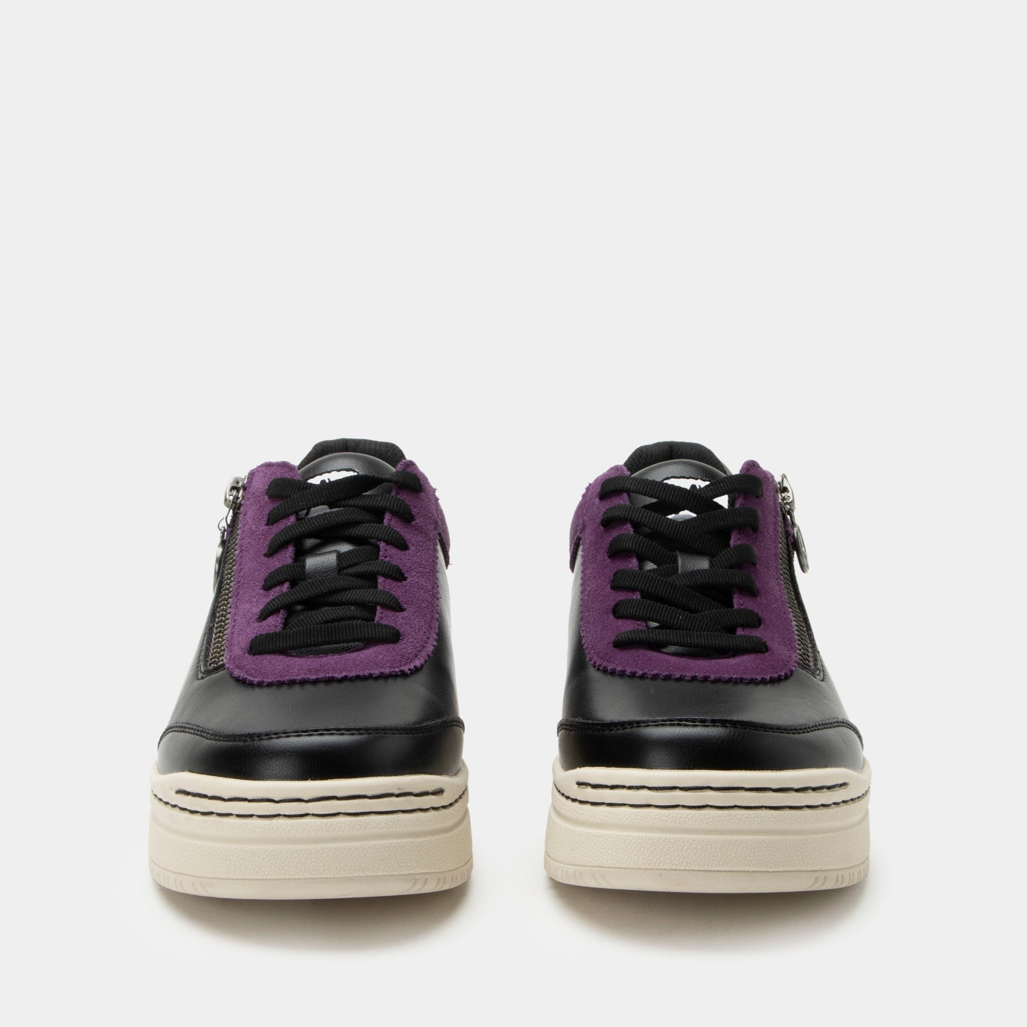 Alegria Averie Comfort Arch Support Women's Sneaker - Black Purple - 6