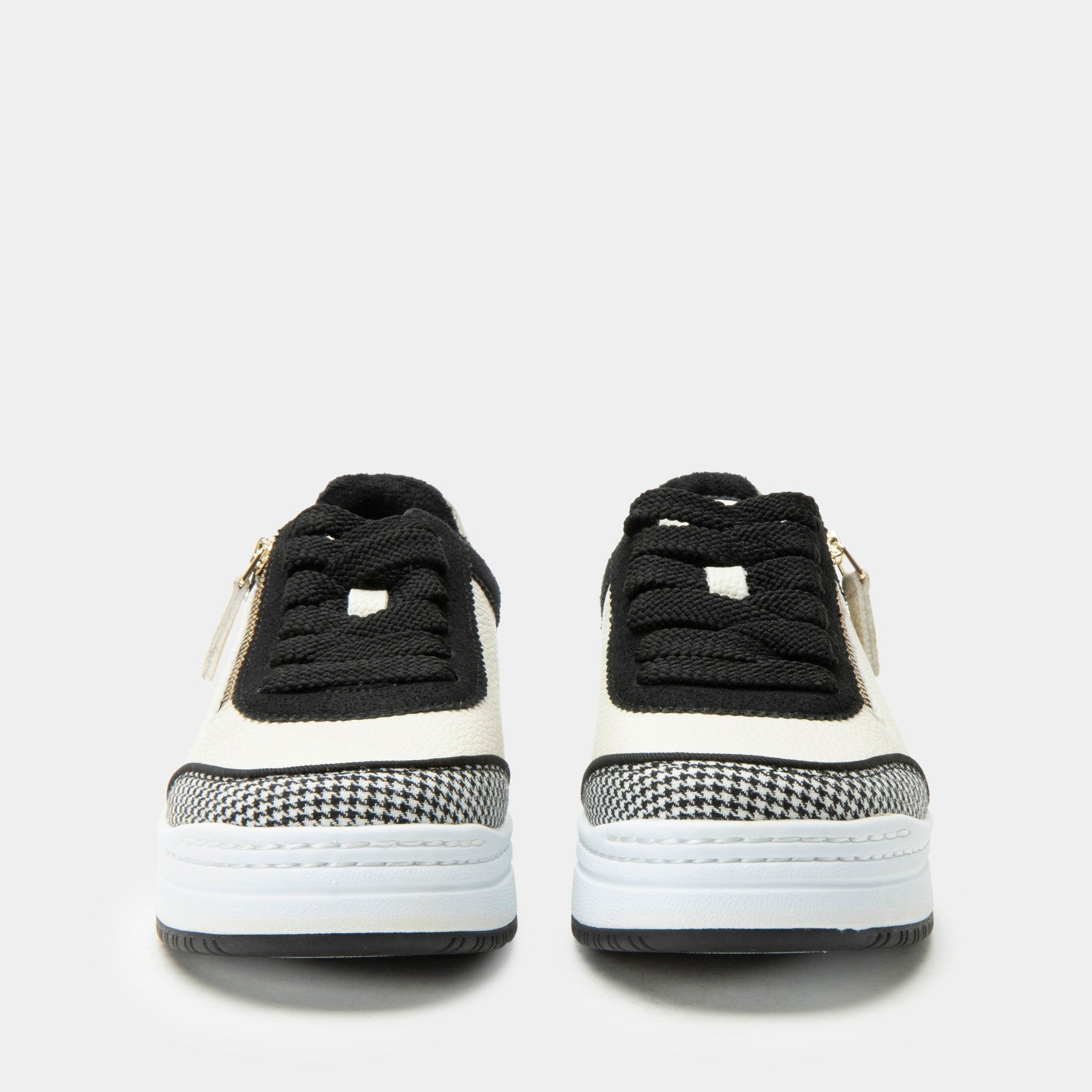 Alegria Averie Comfort Arch Support Women's Sneaker - Houndstooth Black - 6