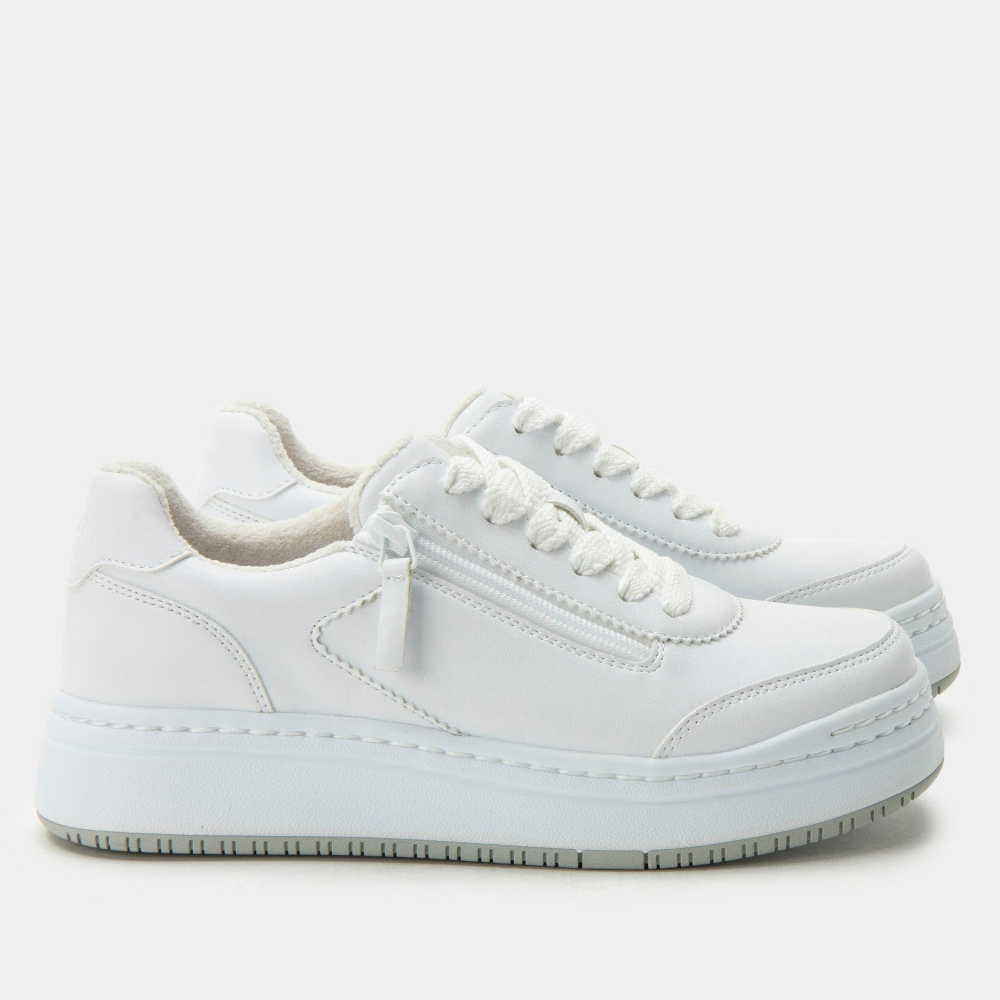 Alegria Averie Comfort Arch Support Women's Sneaker - Retro White - 3