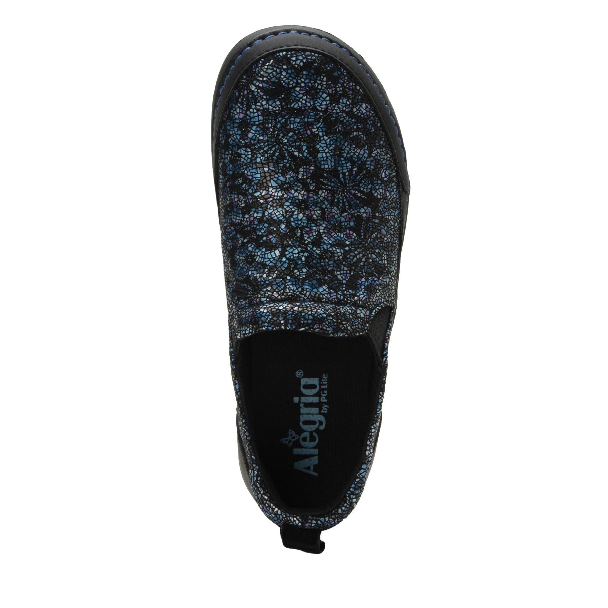 Alegria Axis Comfort Arch Support Women's Slip-On Shoe - Blue Burst - 5
